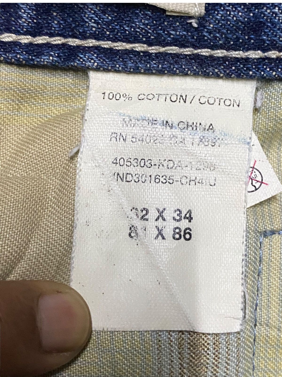 POST ARCHIVE FACTION (PAF) Size 34 Gap Mud Wash Multipocket Distressed Baggy Jeans Size US 34 / EU 50 - 19 Thumbnail