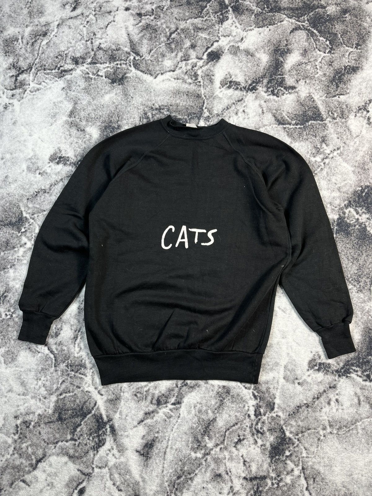 Other Vintage CATS Musical Theatre Sweatshirt Black Mens M Size US M / EU 48-50 / 2 - 2 Thumbnail