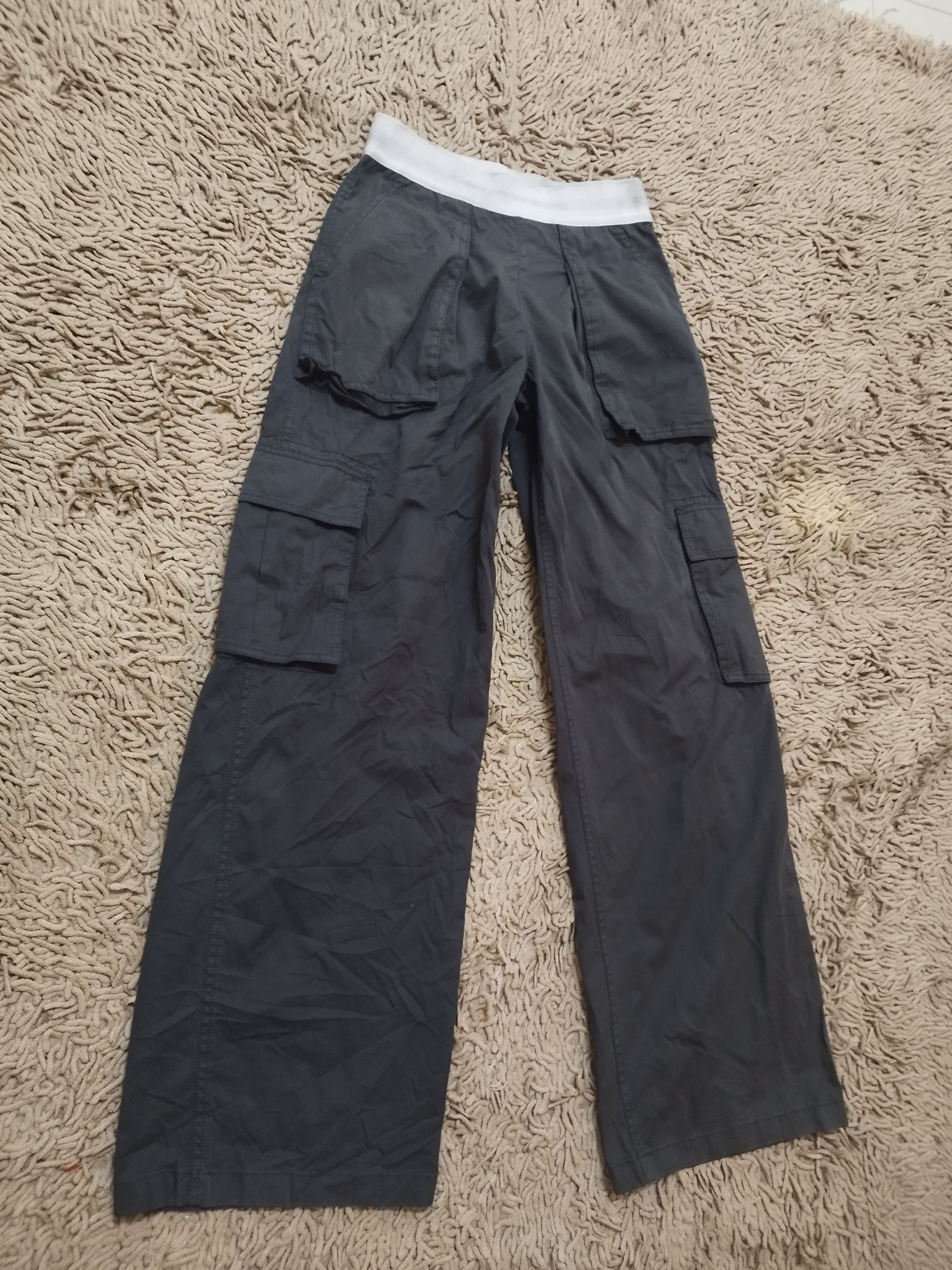 Alexander Wang Alexander Wang Wide-Leg Cargo Pants Size 28" / US 6 / IT 42 - 5 Thumbnail