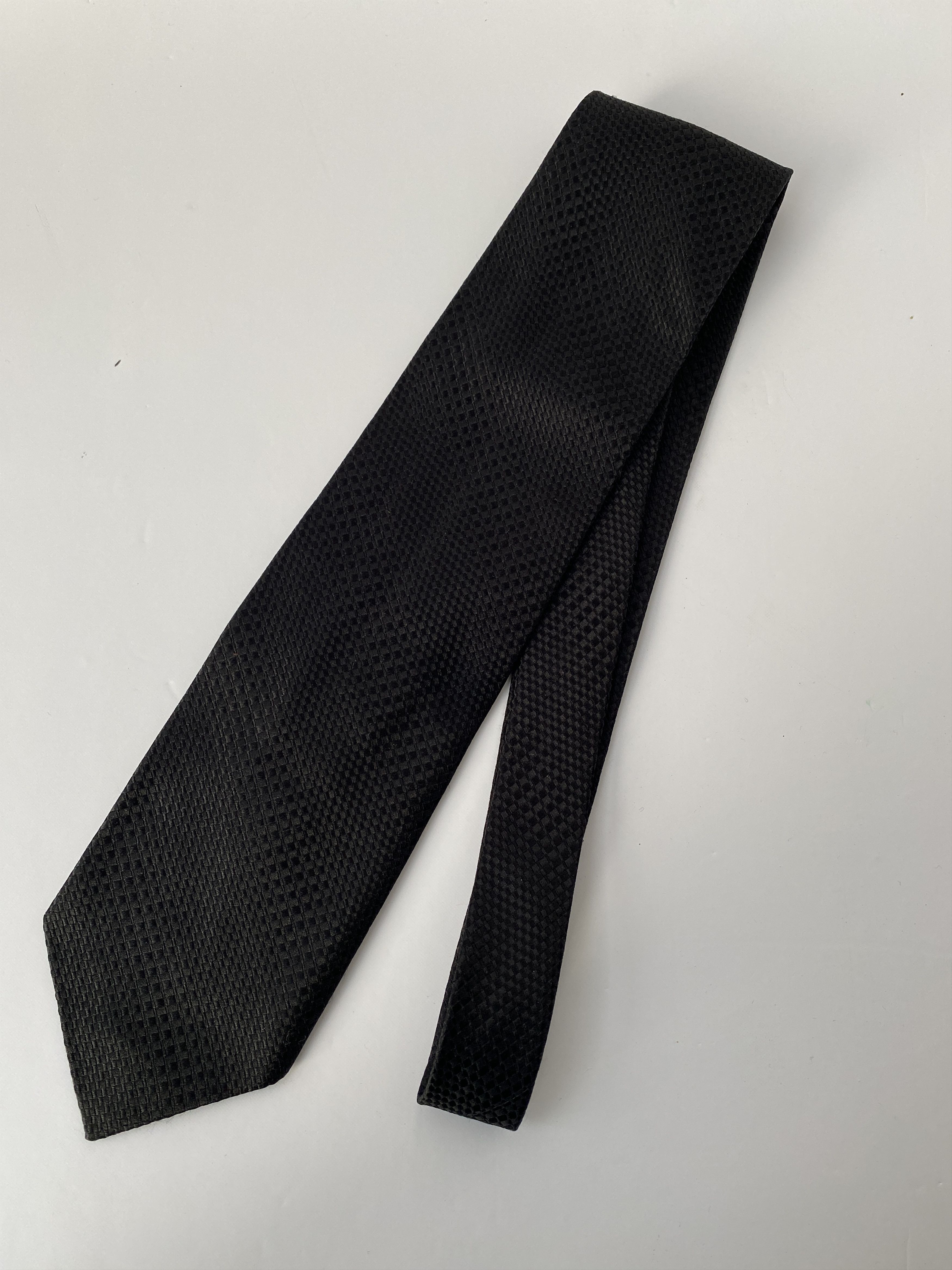 Versace Gianni Versace Black Silk Tie Size ONE SIZE - 1 Thumbnail