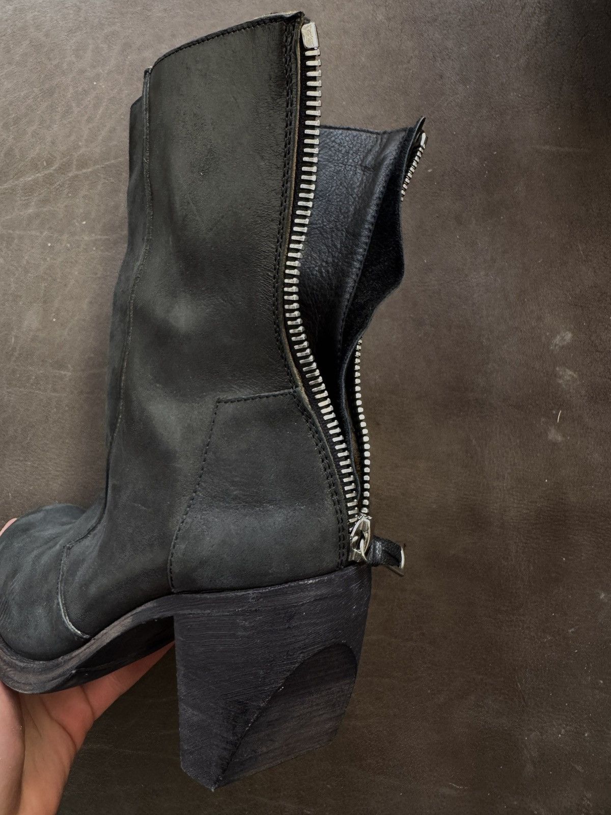 Boris Bidjan Saberi Boris Bidjan Saberi Horse leather heels Size US 7 / IT 37 - 5 Thumbnail