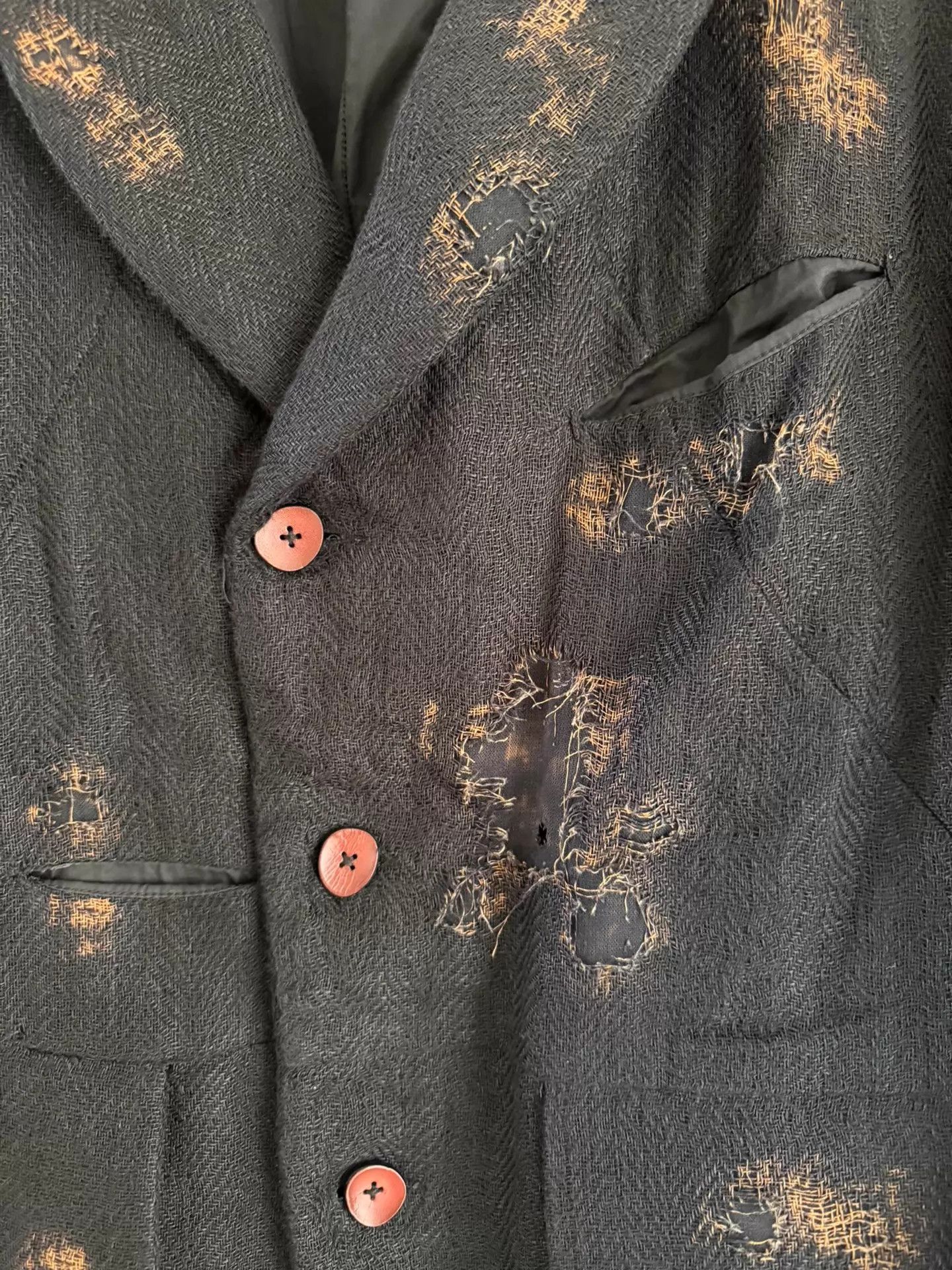 Other Pengtai Homme Destroyed Jacket 48 Size US M / EU 48-50 / 2 - 3 Thumbnail