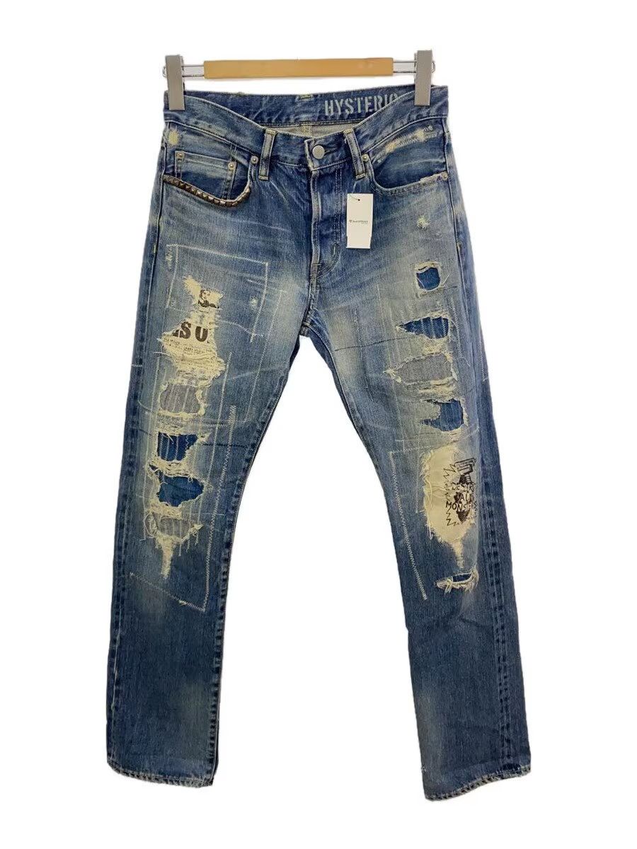 Hysteric Glamour Distressed Repair Denim Jeans Size US 28 / EU 44 - 1 Thumbnail