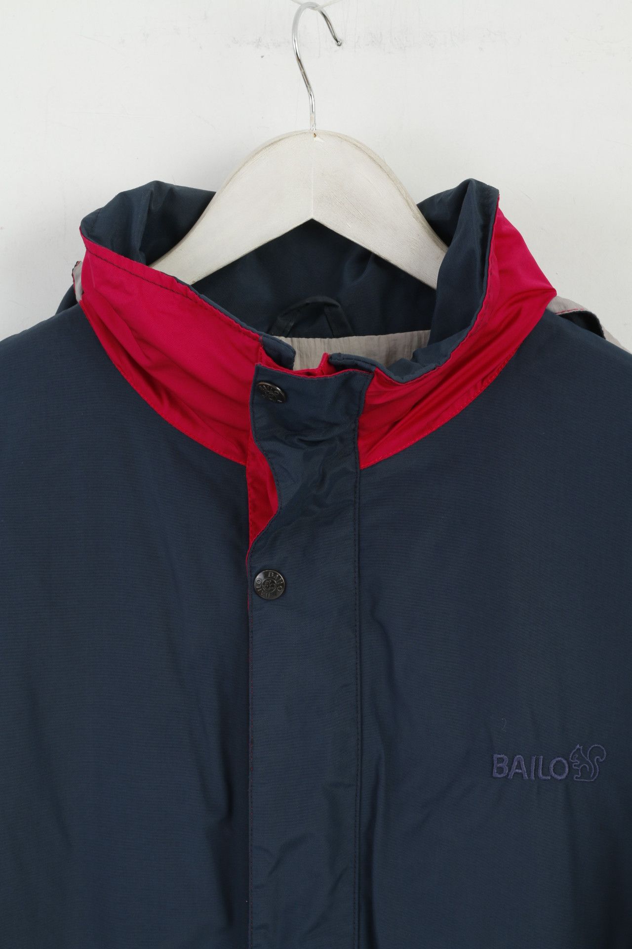 Vintage Bailo Men 50 L Jacket Navy Amaranth Nylon 6348 Size US L / EU 52-54 / 3 - 5 Thumbnail