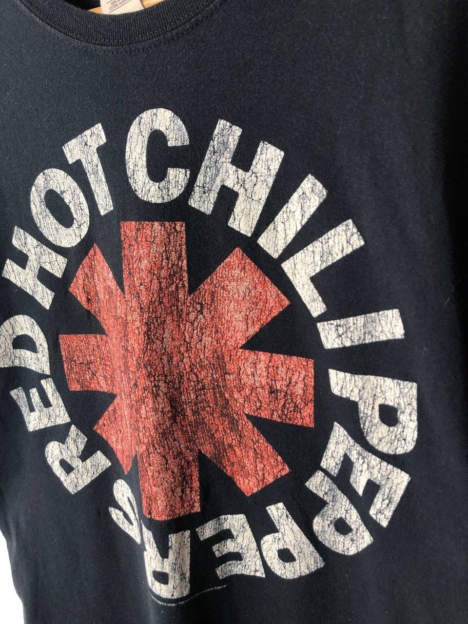 Gildan Red Hot Chili Peppers Iconic Asterisk Logo T-Shirt (2011)M Size US M / EU 48-50 / 2 - 4 Thumbnail