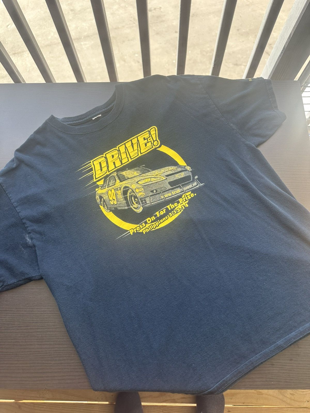 Other Vintage Thrifted Drive Racing Car Graphic T-Shirt Size XL Size US XL / EU 56 / 4 - 1 Thumbnail