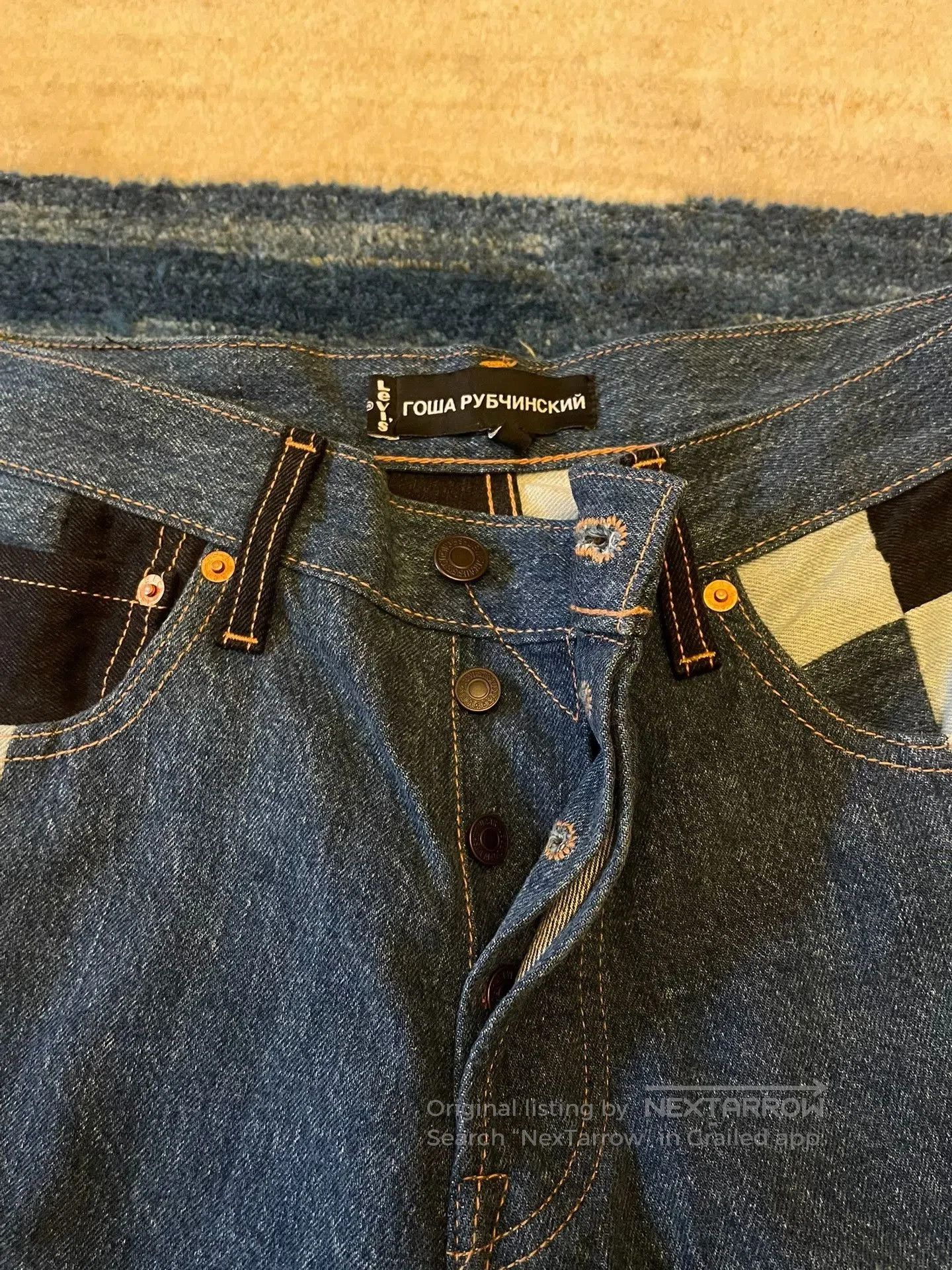 Gosha Rubchinskiy Levi's CDG Gosha Patchwork Jeans. Size US 30 / EU 46 - 3 Thumbnail
