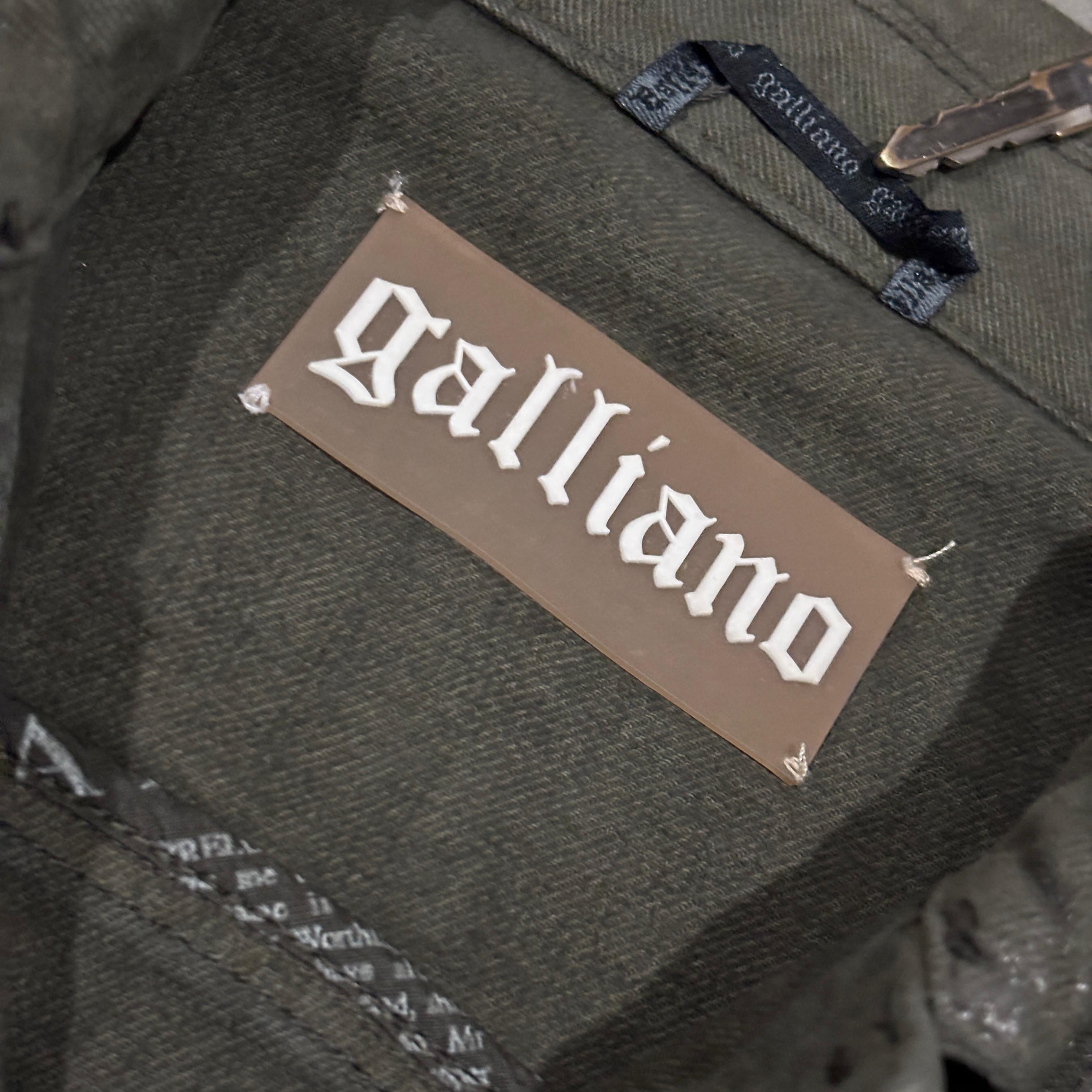 John Galliano Vintage John Galiano Coated Trucker Jacket Size US M / EU 48-50 / 2 - 8 Thumbnail