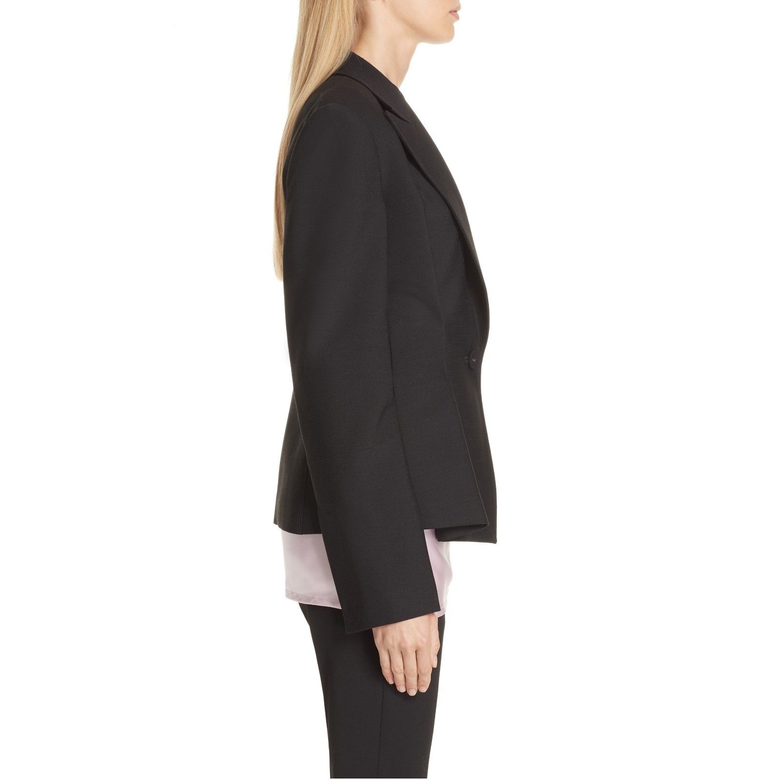 Helmut Lang Cinched Waist Blazer in Black Color and size 4 NWT MSRP $695 Size S / US 4 / IT 40 - 3 Thumbnail