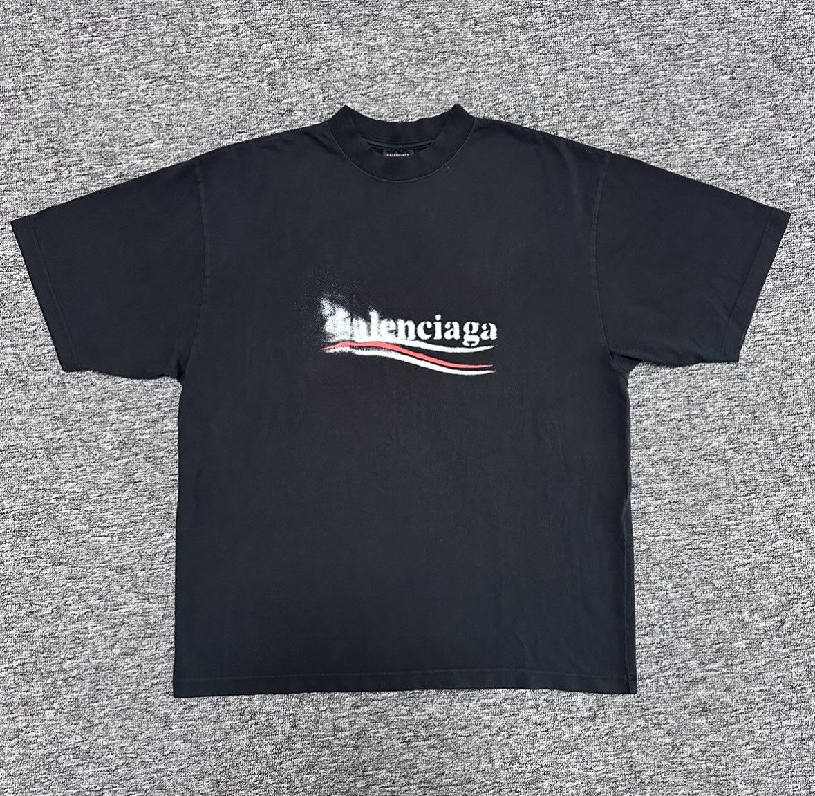 image of Balenciaga T-Shirts 24Ss in Black, Men's (Size XL)