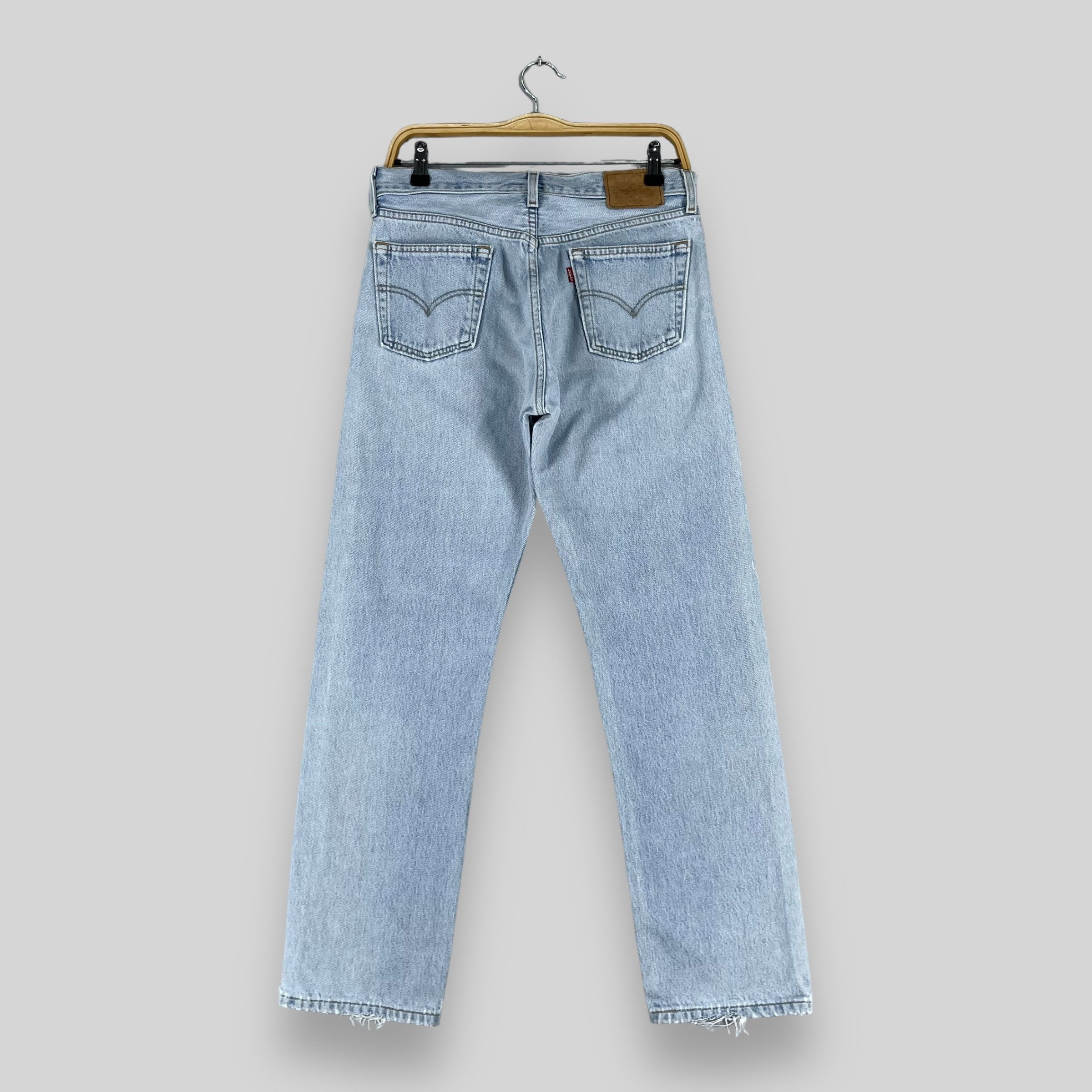 Levi's × Vintage Vintage Levis 501 Distressed Student Fit Jeans Size 30 Size US 30 / EU 46 - 7 Thumbnail