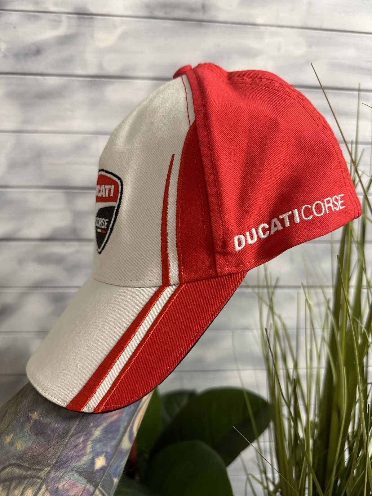 Ducati Rare Vintage Cap Ducati Corse Racing Moto. Size ONE SIZE - 4 Thumbnail