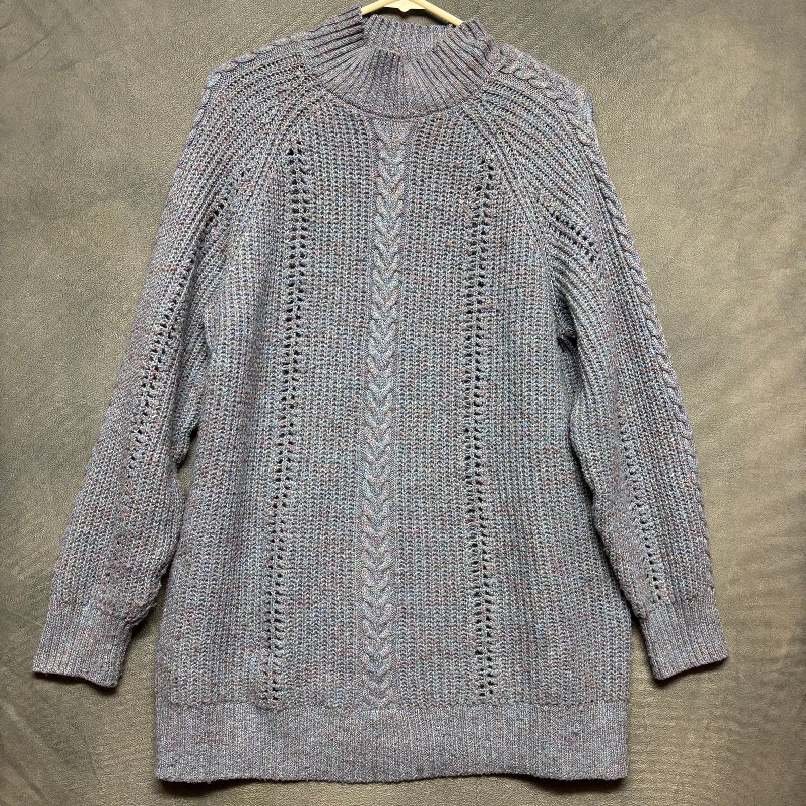 Other Woven Sweater Knit Womens Mock Turtleneck Multicolor Size XL / US 12-14 / IT 48-50 - 1 Thumbnail