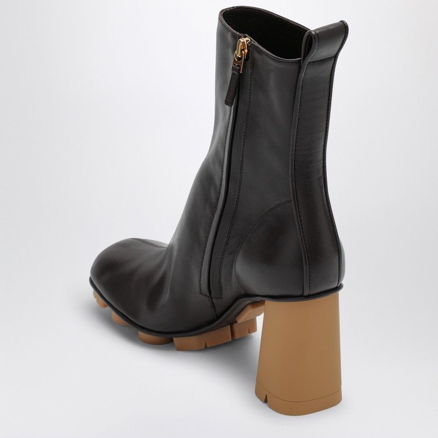 Bottega Veneta o1d2blof0824 Leather Boots in Dark Brown Size US 7 / IT 37 - 4 Thumbnail