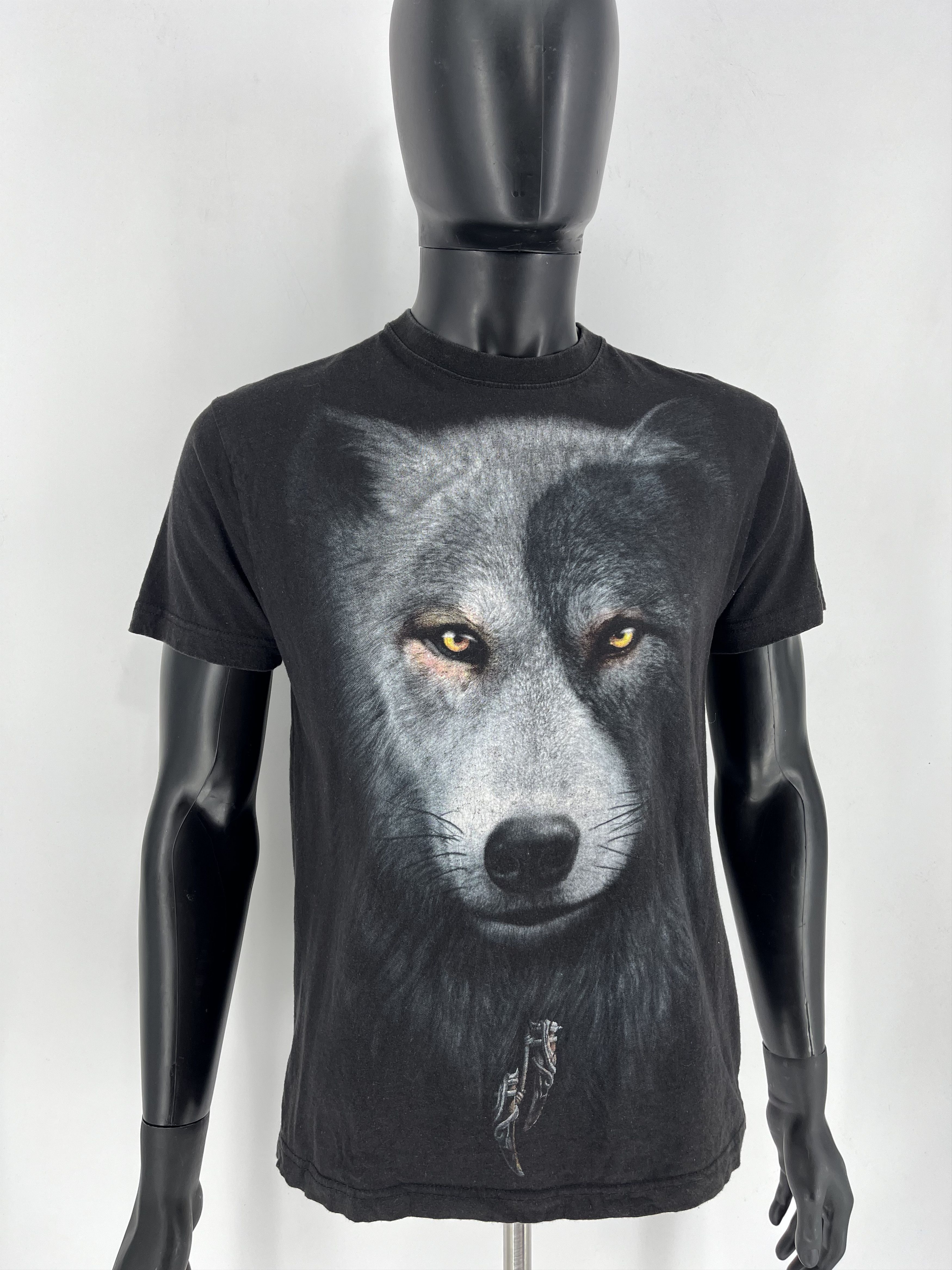 Band Tees Vintage 90s Wolf Face Boxy Fit Tee Toys Rock Spiral Size M Size US M / EU 48-50 / 2 - 7 Thumbnail