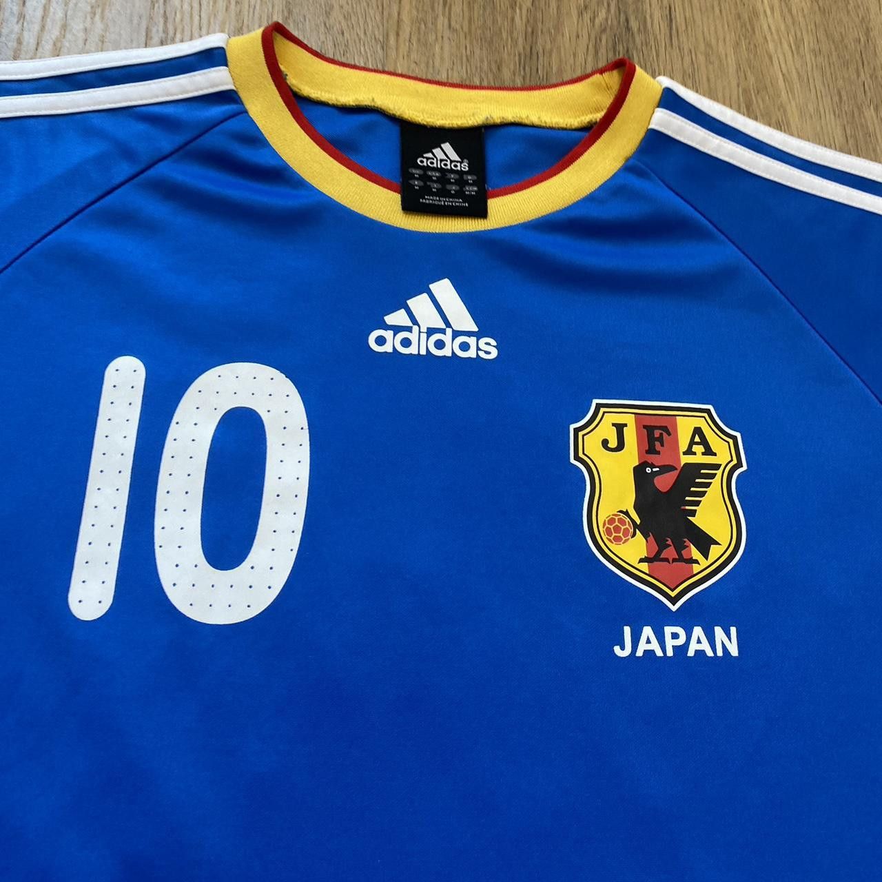 Adidas 2008-09 Japan *10 Nakamura Adidas Football Shirt y2k 2000s Size US M / EU 48-50 / 2 - 4 Thumbnail