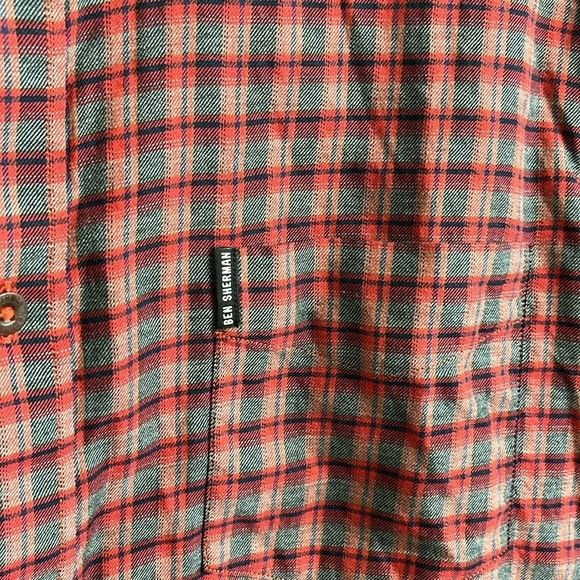 Ben Sherman Ben Sherman Men's Checkered Plaid Gridded Button-Down Shirt Size US L / EU 52-54 / 3 - 3 Thumbnail