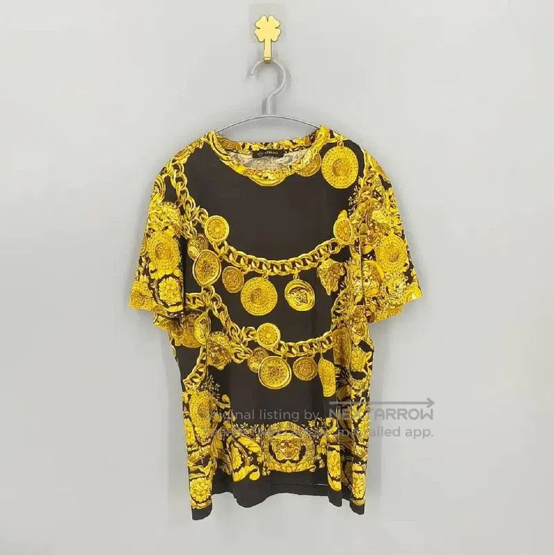 Versace Versace Black Graphic Print T-Shirt . Size US M / EU 48-50 / 2 - 1 Thumbnail