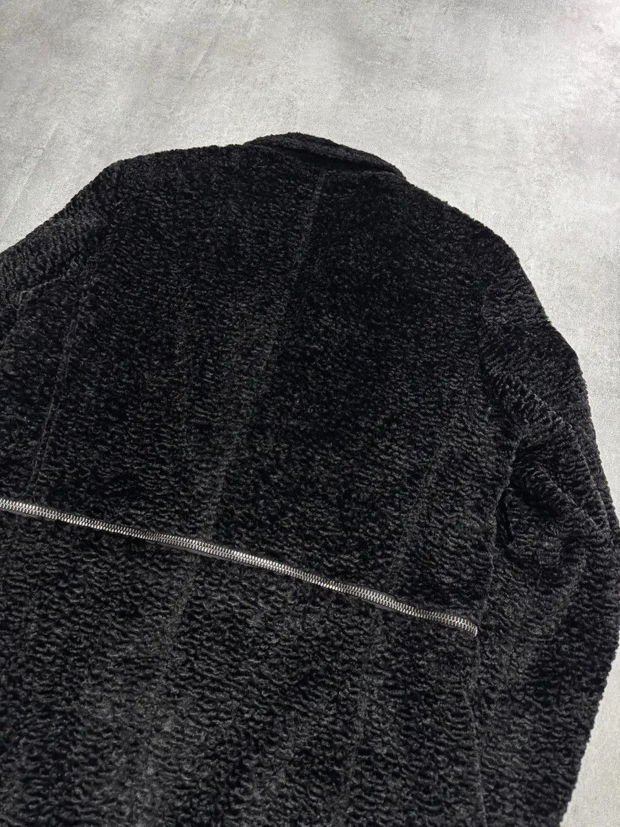 Emporio Armani AW2010 Emporio Armani Faux Fur Horizontal Zip Black Jacket Size US M / EU 48-50 / 2 - 7 Thumbnail
