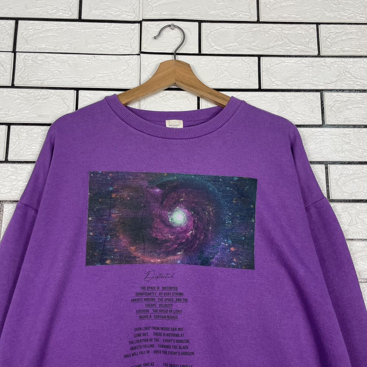 Japanese Brand Japanese Brand Browny Purple Sweatshirt Size US M / EU 48-50 / 2 - 2 Thumbnail