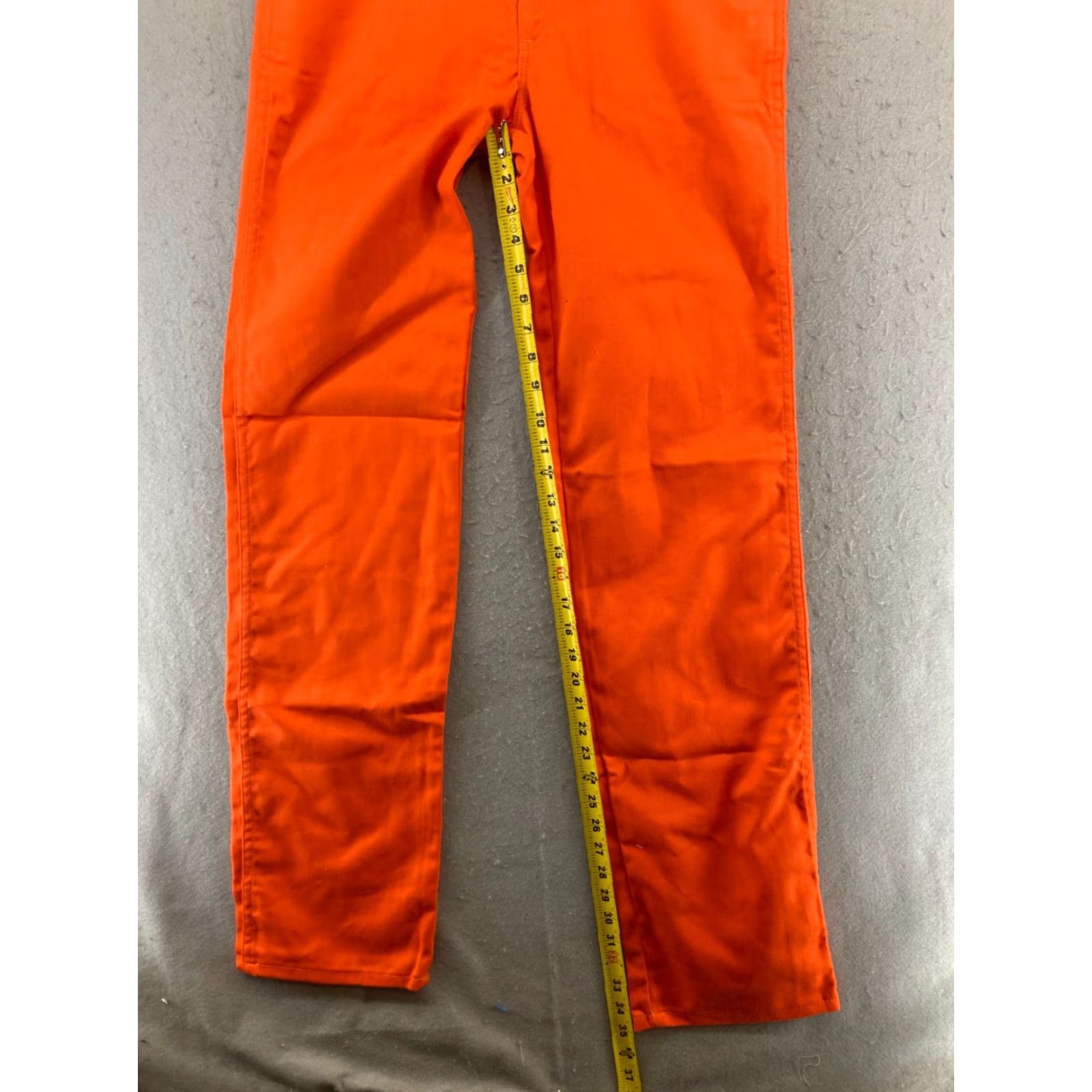 Vintage VINTAGE Liberty Work Pants Men 31x36 Cotton Denim Straight USA Made Orange Casual Size US 31 - 3 Thumbnail