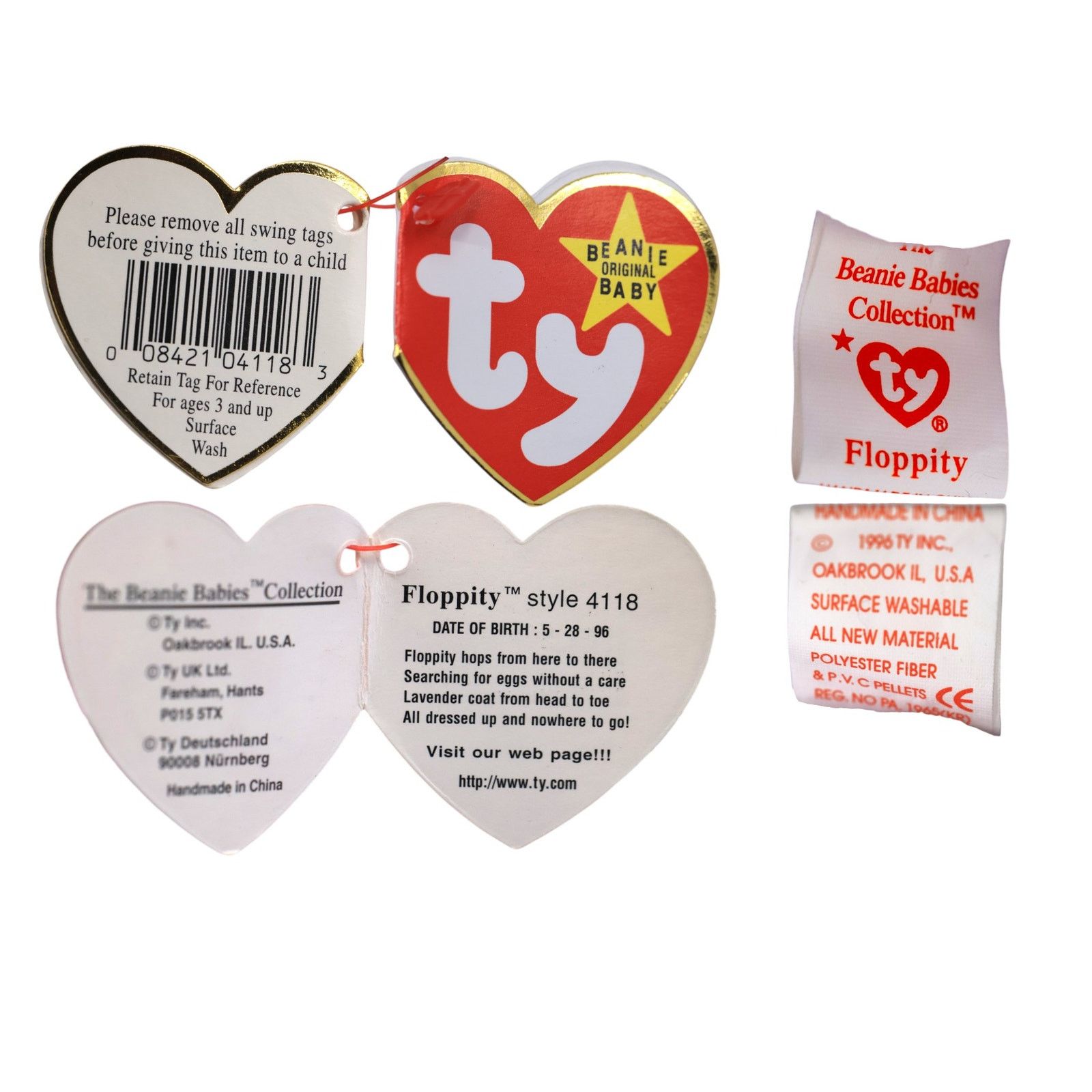 Other Easter Bunnies Beanie Babies [Set of 4] Size ONE SIZE - 7 Thumbnail