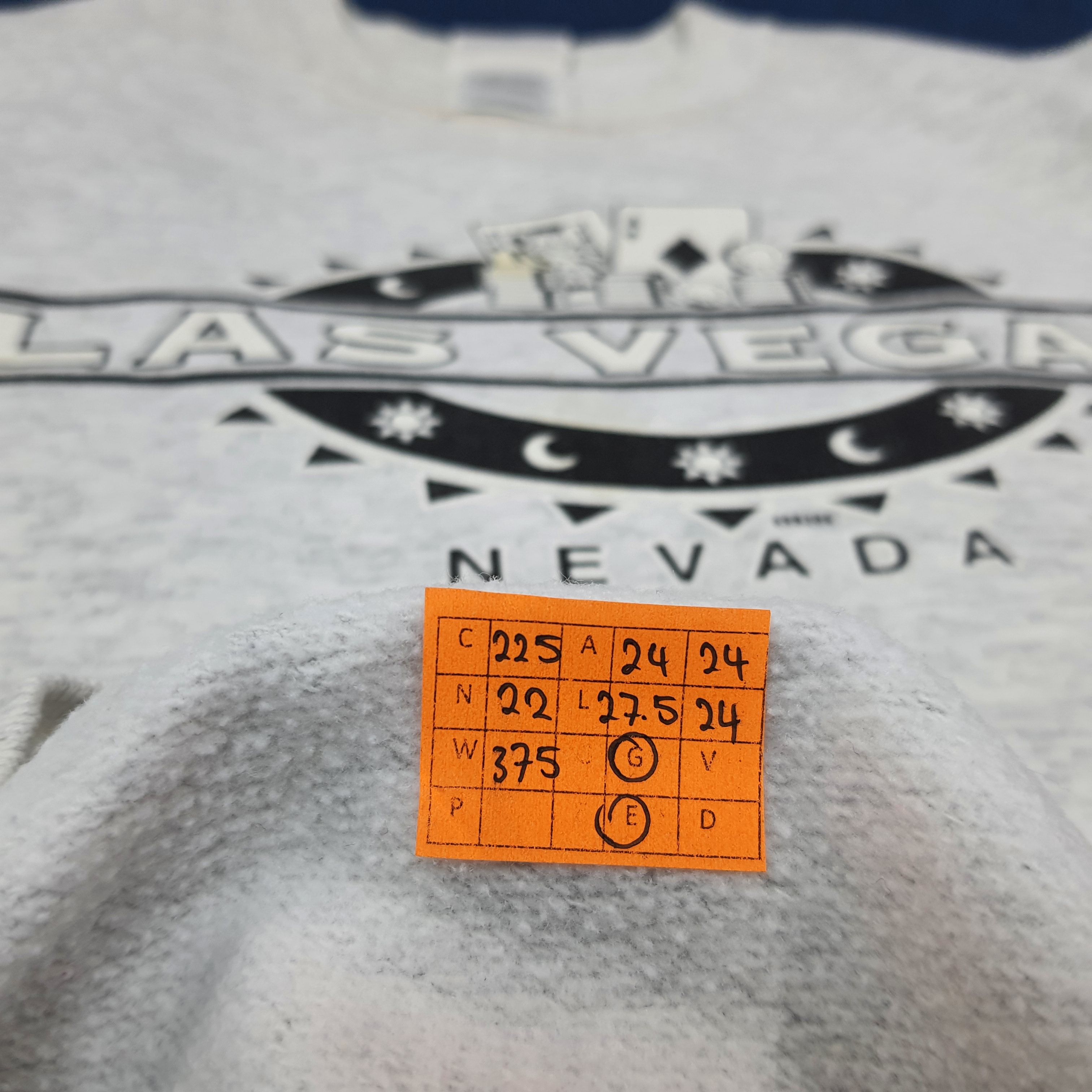 Hanes Vintage Las Vegas Nevada Poker Sweatshirt C225N22 Size US L / EU 52-54 / 3 - 7 Thumbnail