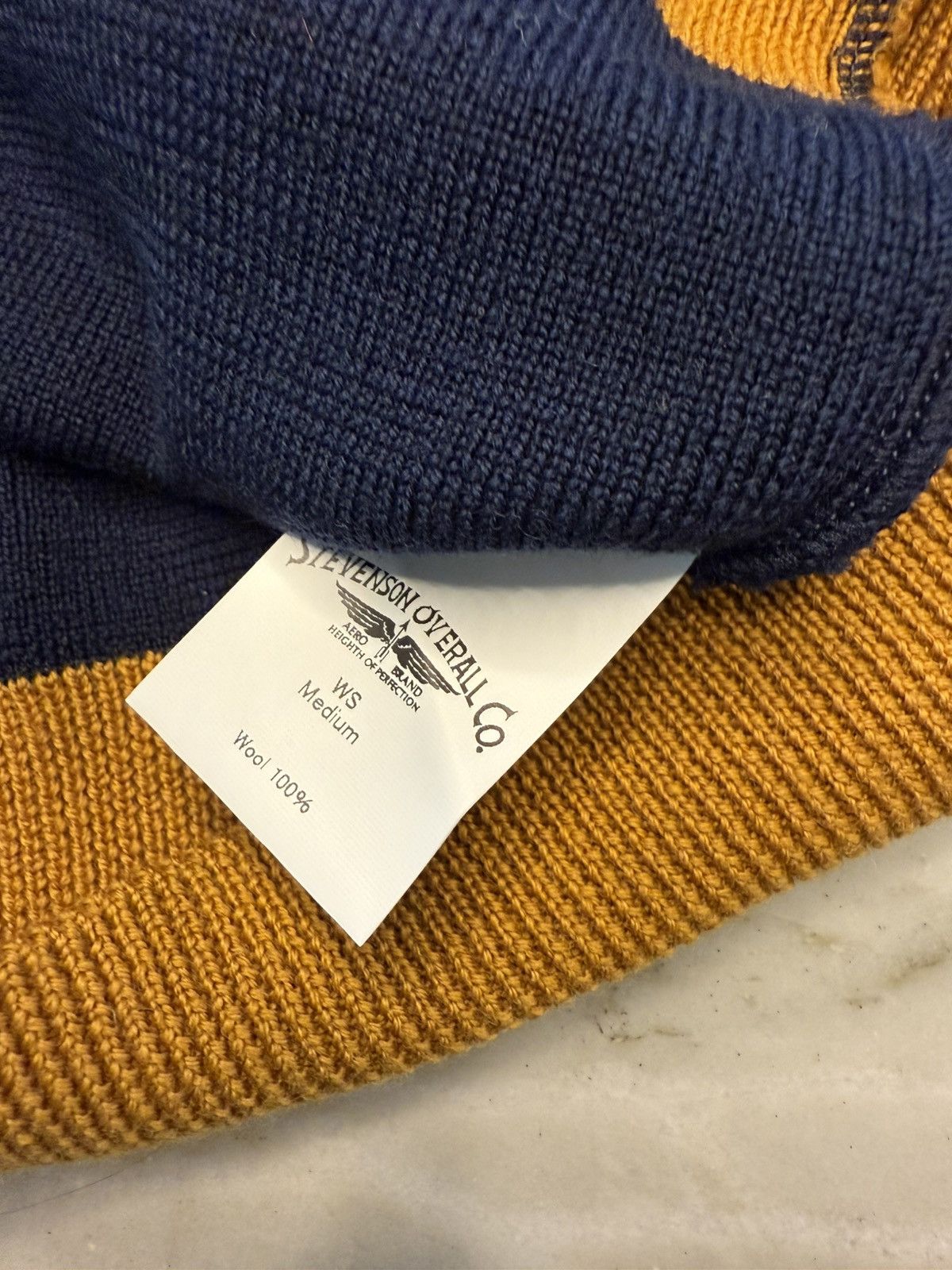 Stevenson Overall Co. Stevenson Overall Co V-Gusset 100% Merino Wool Knit Sweater Size US M / EU 48-50 / 2 - 4 Thumbnail