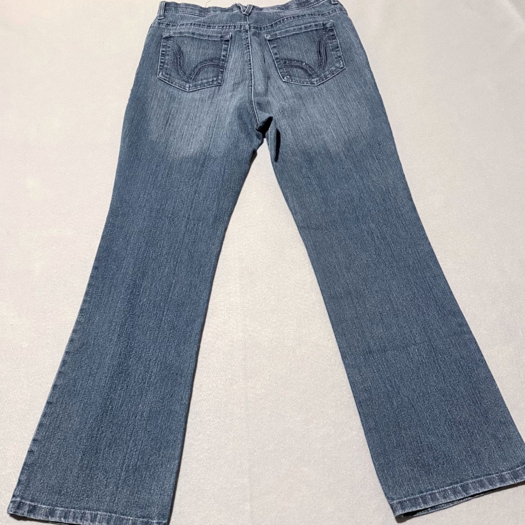 Gloria Vanderbilt Gloria Vanderbilt Jeans Women's Bootcut Blue 8P Denim Zip-Fly 5-Pocket Solid Mid Rise Vintage 90s Mens Womens Girls 8P Size 30" / US 8 / IT 44 - 5 Thumbnail