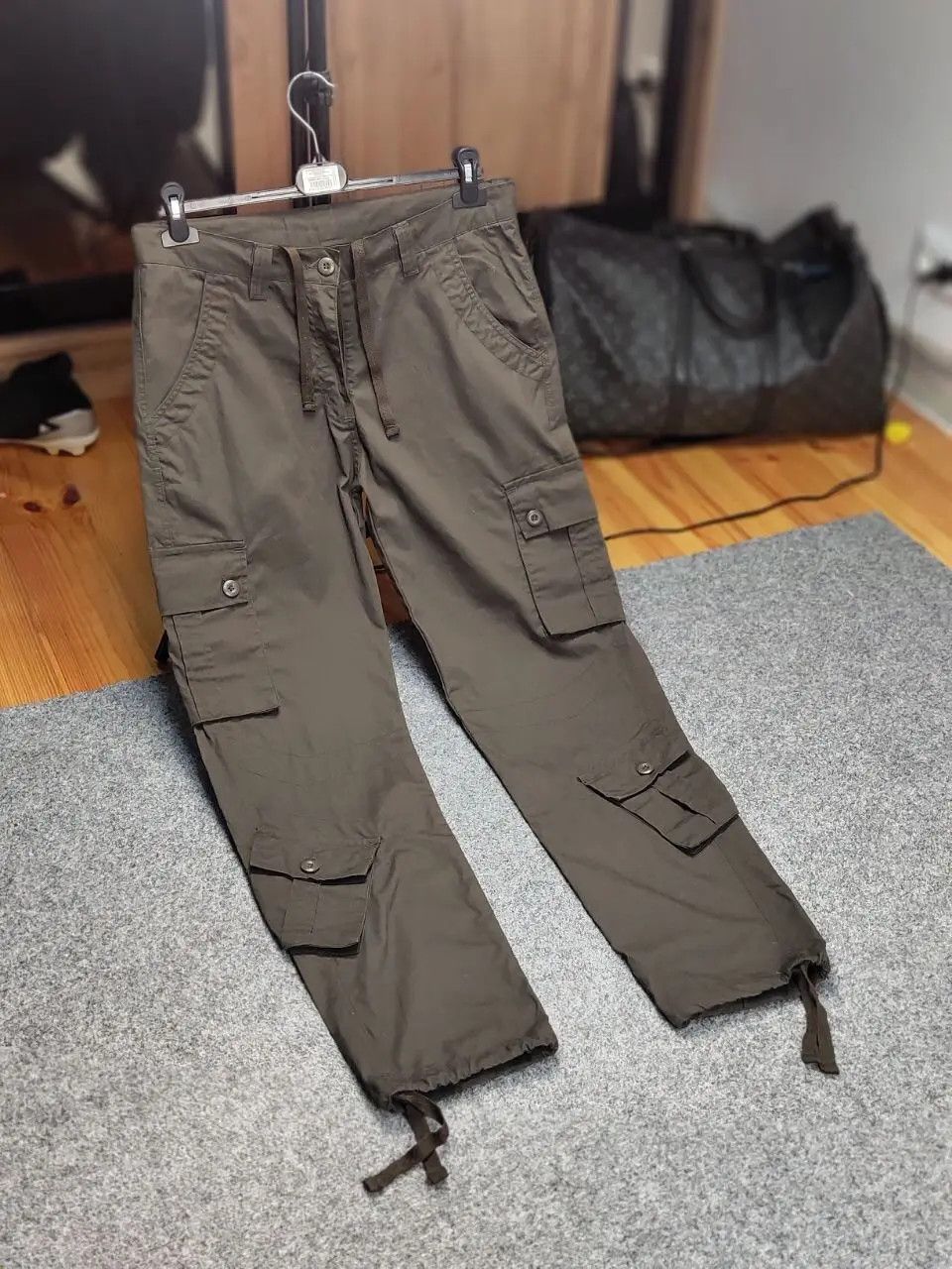 Japanese Brand Vintage baggy Japan Multi Pocket Cargo Pants Travis Style Size US 32 / EU 48 - 9 Thumbnail