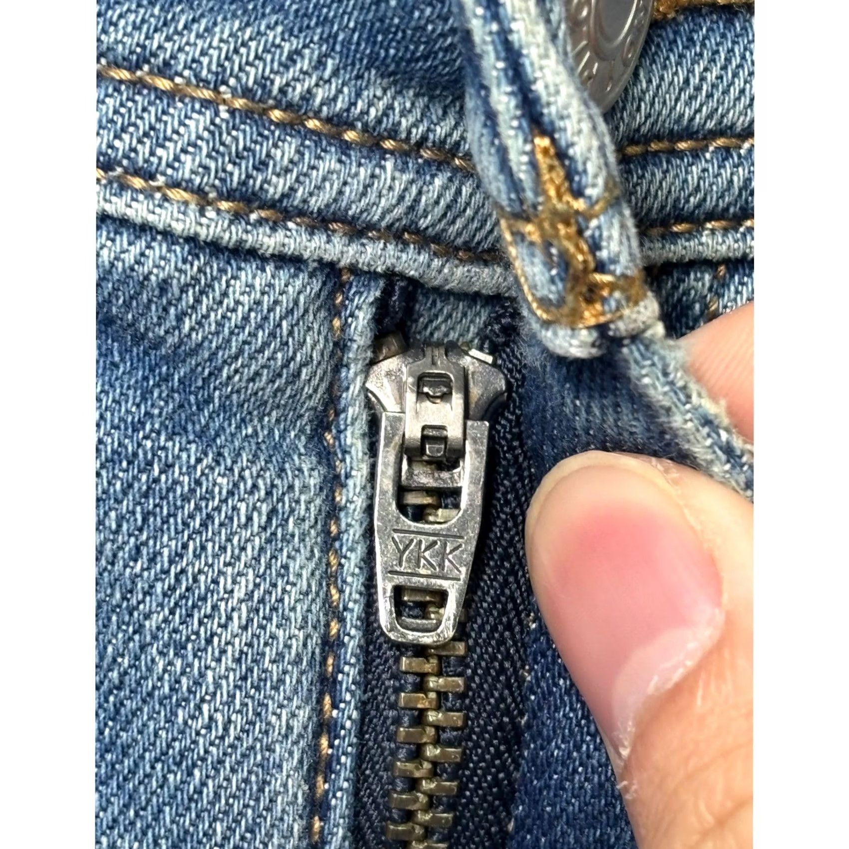 Vintage Pilcro and the Letterpress Slim Boyfriend Jeans Blue Wash Denim Womens 29X29 Size 29" - 2 Thumbnail