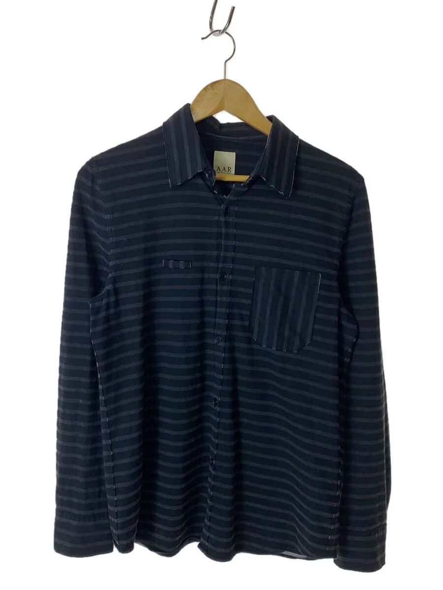 Yohji Yamamoto Striped Long Sleeve Collar Tee Size US M / EU 48-50 / 2 - 1 Thumbnail