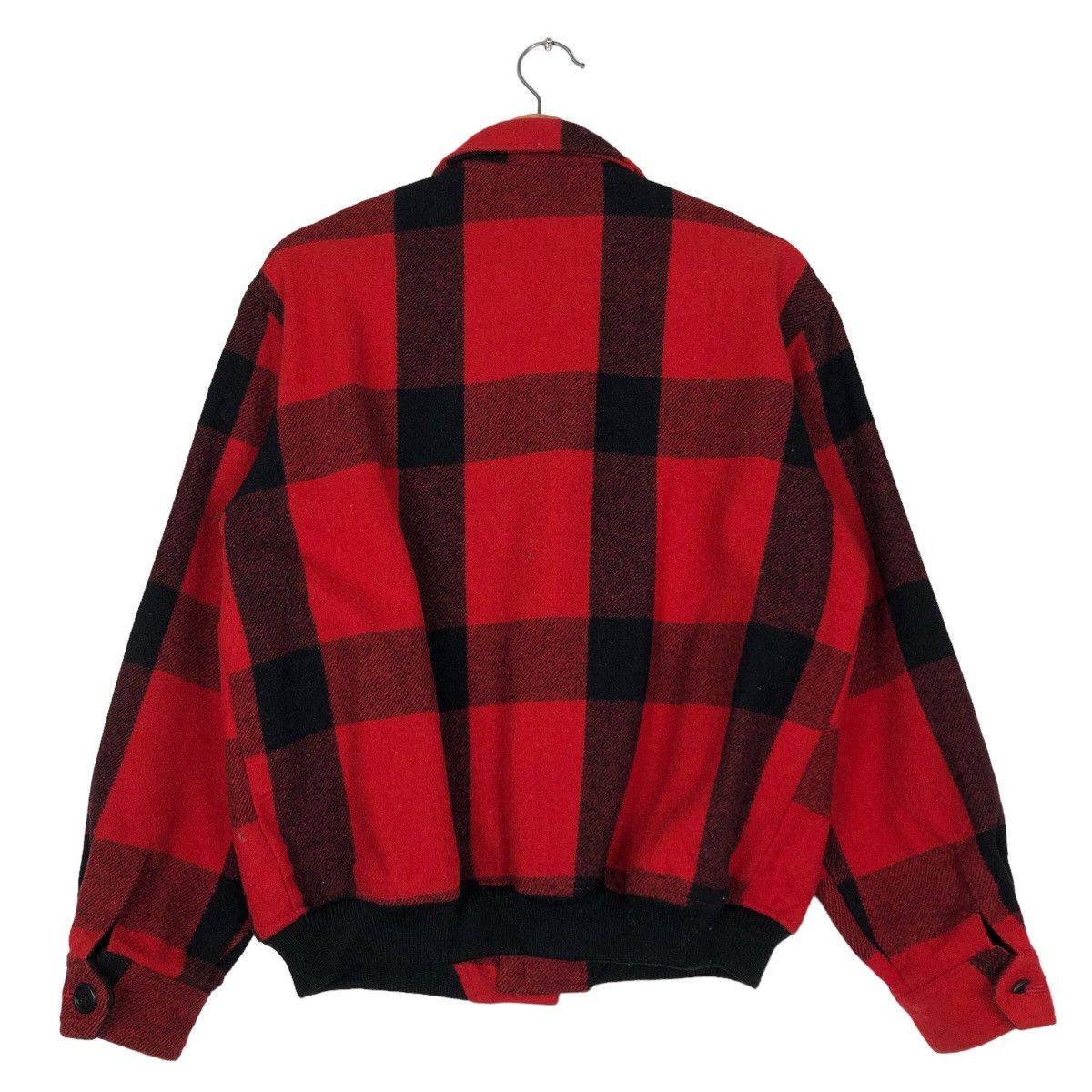 Japanese Brand 🔥Vtg Bomber Jacket Wool Tartan Design Rose Bowl USA Size US M / EU 48-50 / 2 - 8 Thumbnail