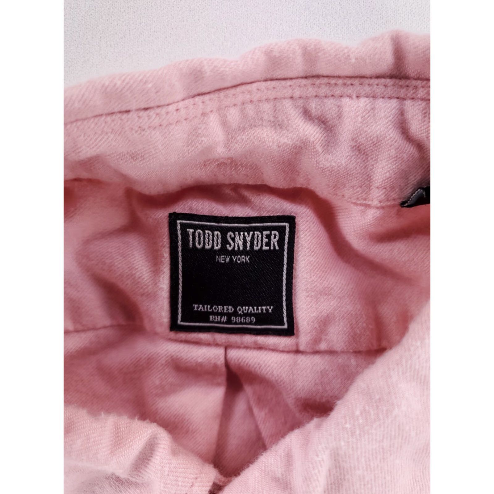 Todd Snyder Todd Snyder Button-Down Shirt Pink Long Sleeve Mens L Size US L / EU 52-54 / 3 - 3 Thumbnail