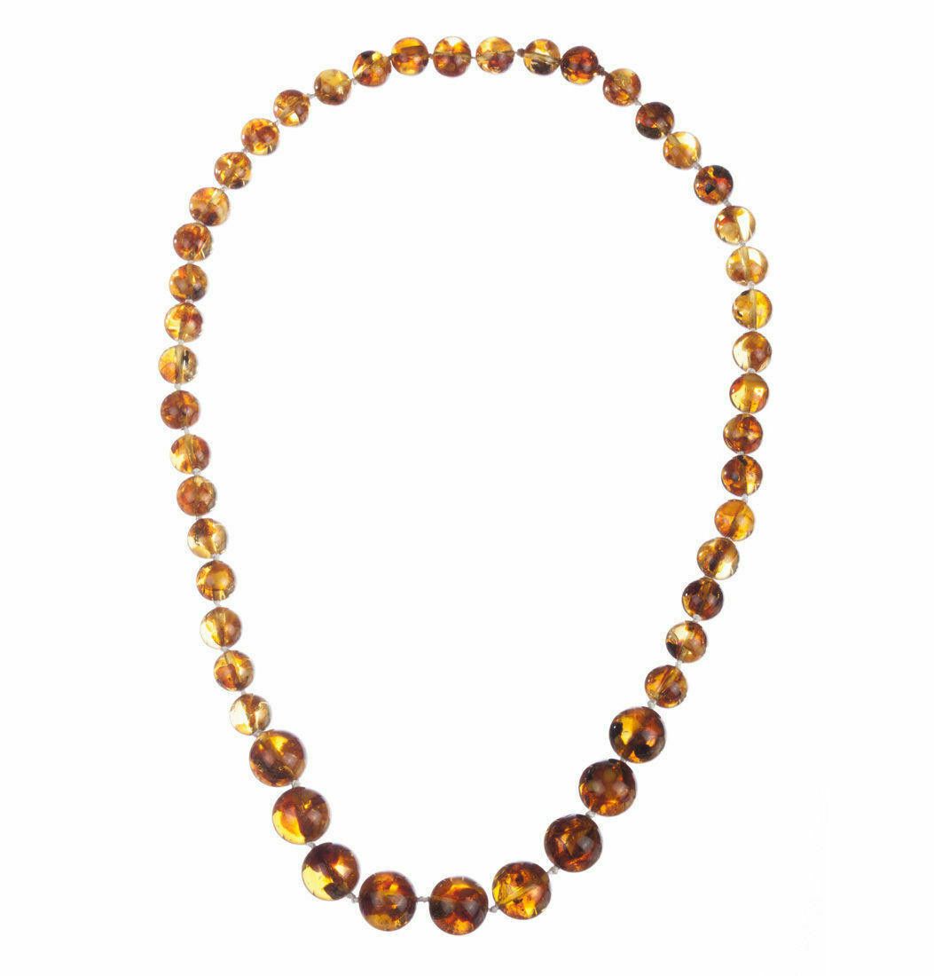 Designer Baltic Amber Round Bead Necklace Size ONE SIZE - 1 Thumbnail