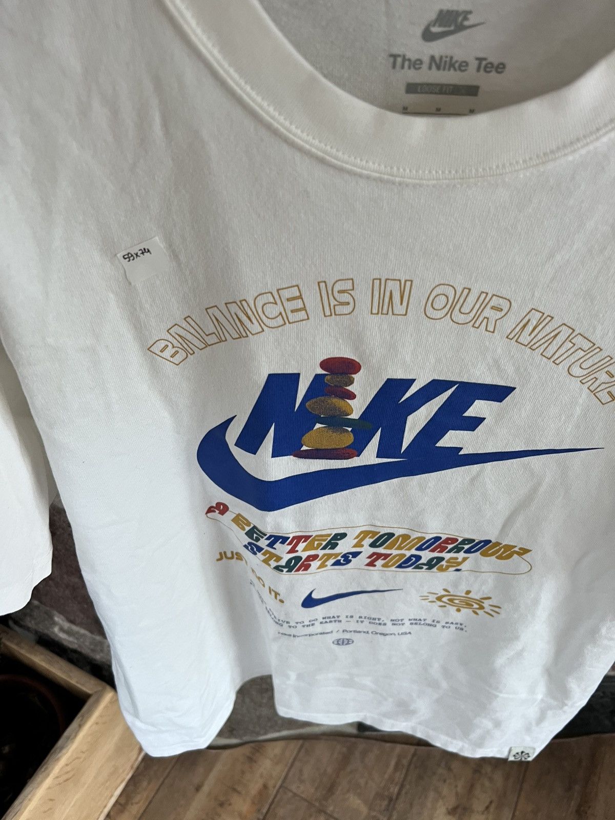 Band Tees × Nike The Nike tee, M, just do it,t-shirt Size US M / EU 48-50 / 2 - 2 Thumbnail