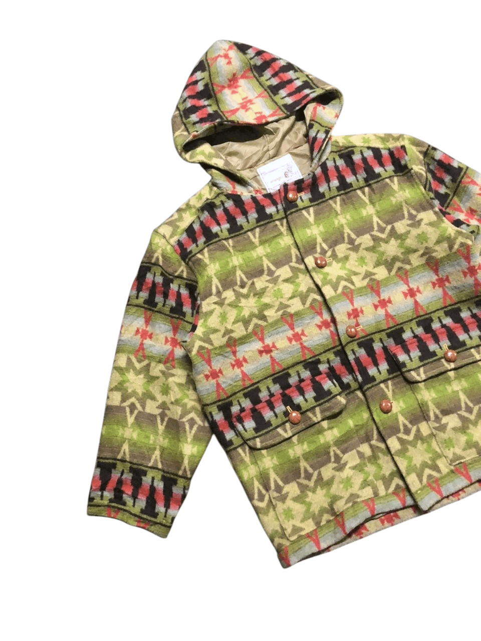 Wrangler Vintage Wrangler Lady Native Navajo Wool Jacket Hooded Size L / US 10 / IT 46 - 6 Thumbnail