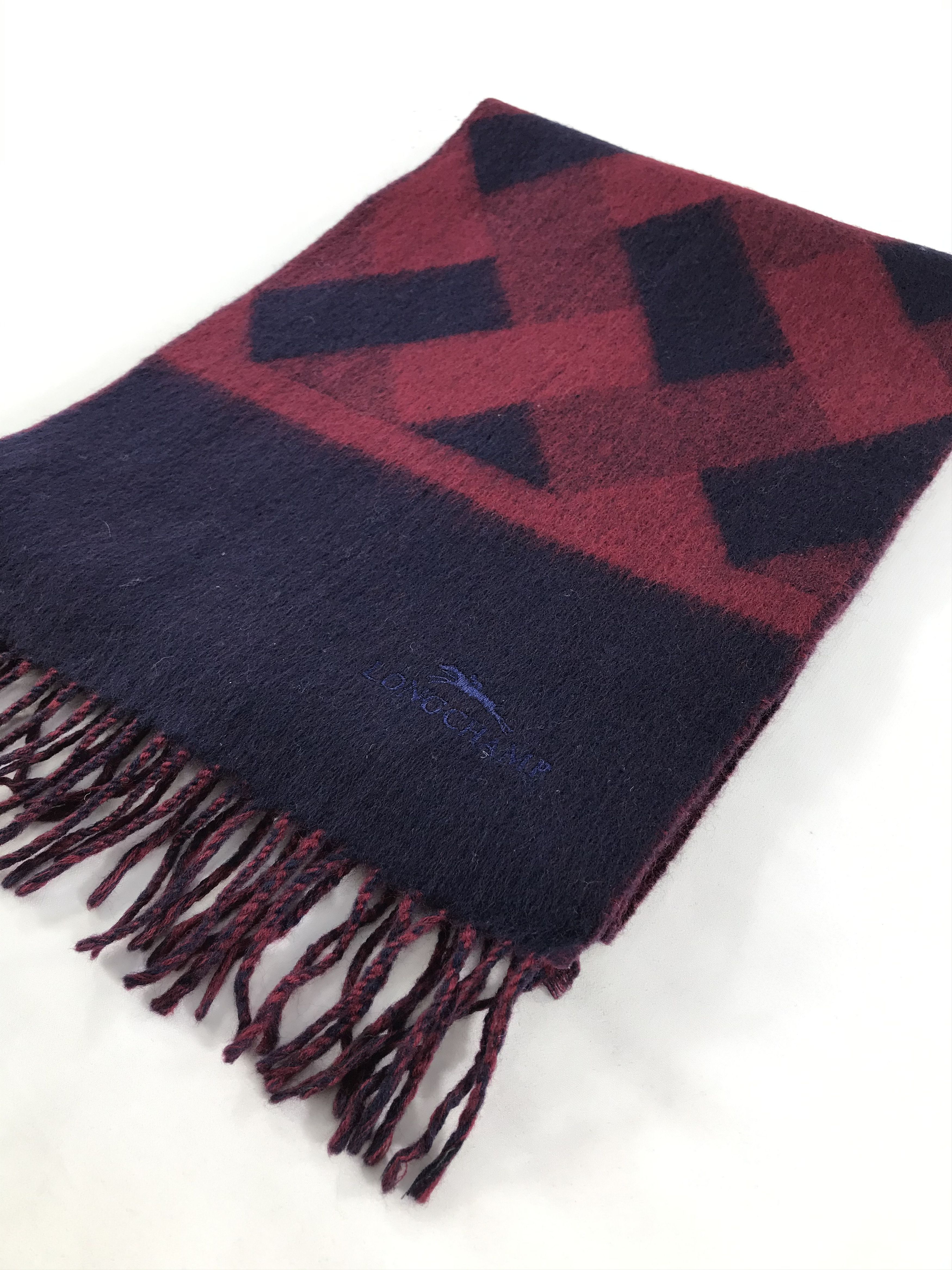 Longchamp Vintage Longchamps Scarf/Muffler/Neckwear MF992 Size ONE SIZE - 3 Thumbnail