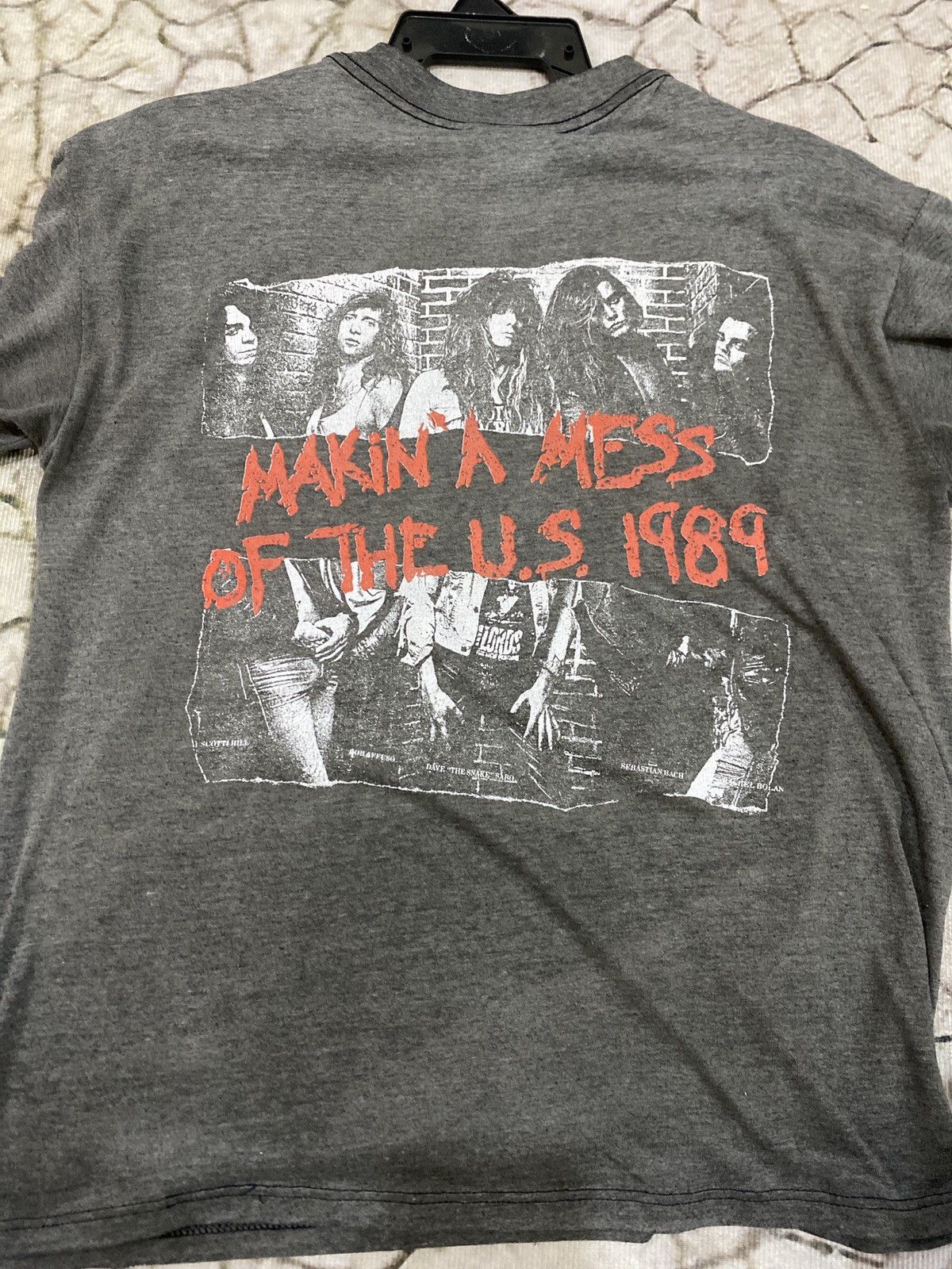 Band Tees × Vintage Vtg 80s Skid Row Size US M / EU 48-50 / 2 - 2 Thumbnail