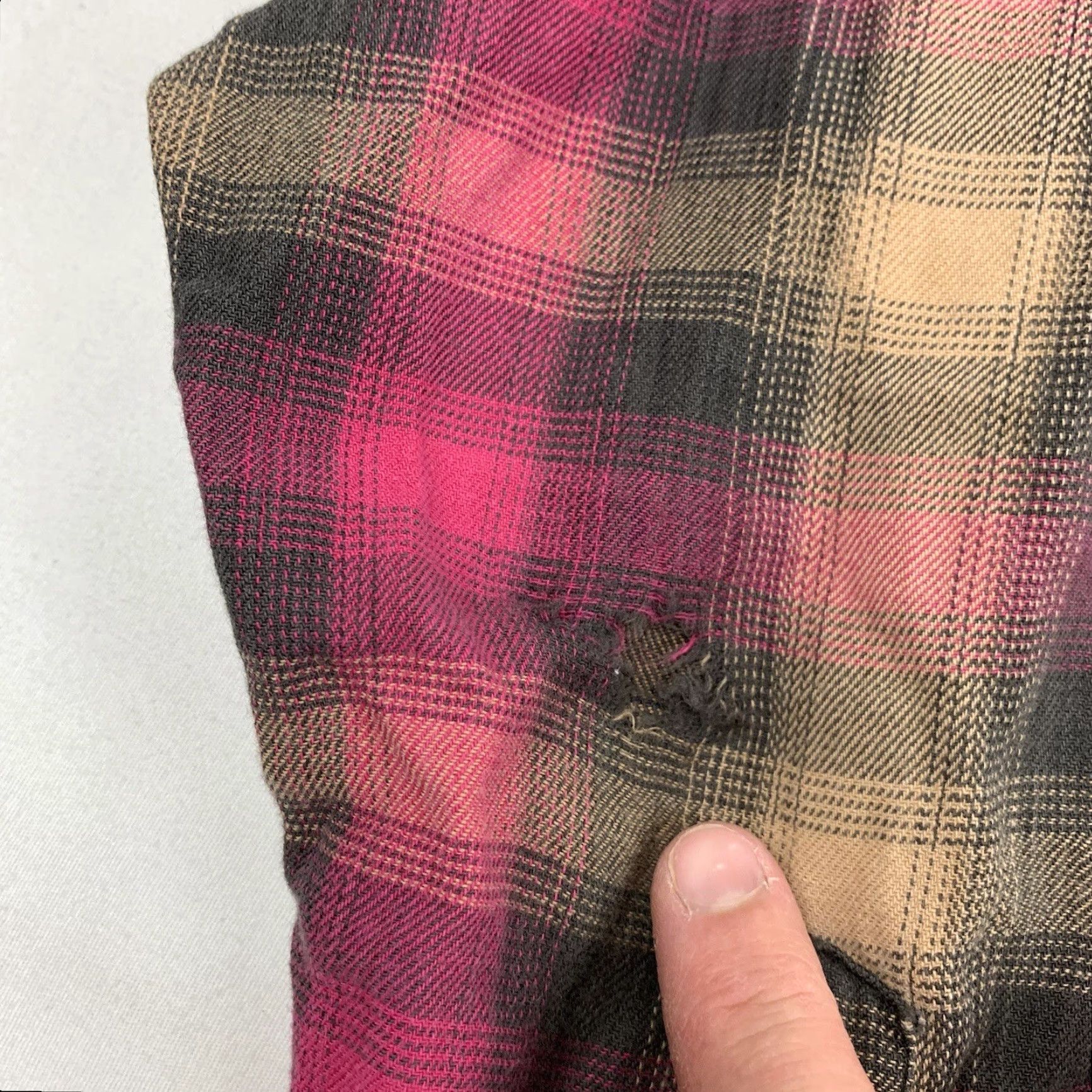 Vintage VINTAGE Chic Shirt Women L Pink Plaid Lightweight 90s Y2K Button-Up/Flannel Size L / US 10 / IT 46 - 7 Thumbnail
