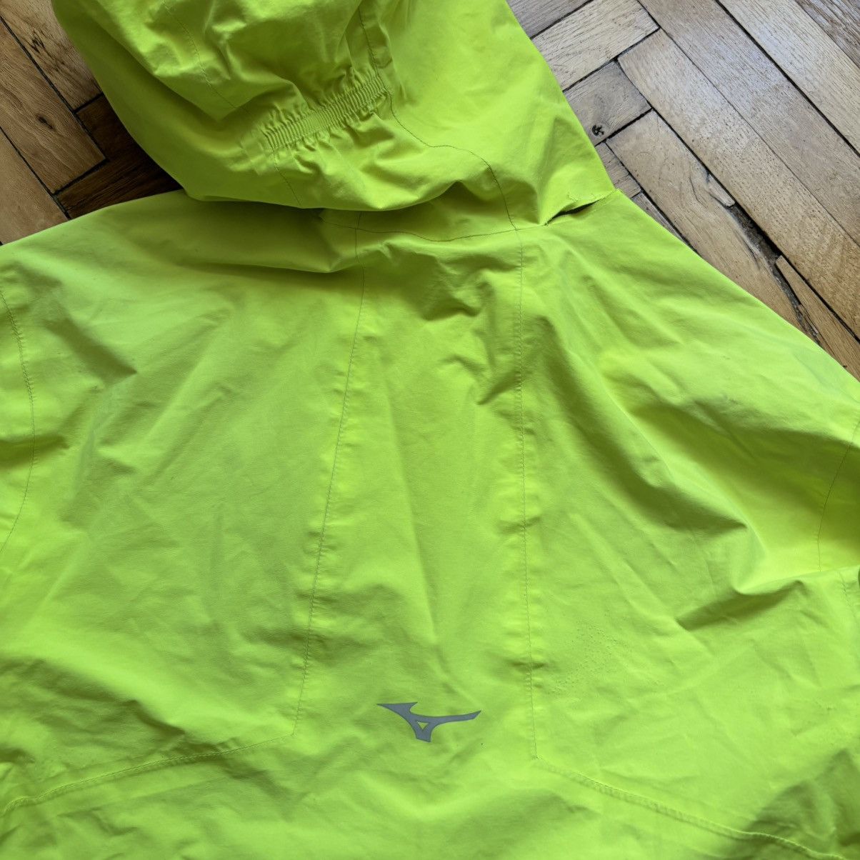 Mizuno Acid Green Waterproof Mizuno Jacket Y2K Gorpcore Size US M / EU 48-50 / 2 - 6 Thumbnail