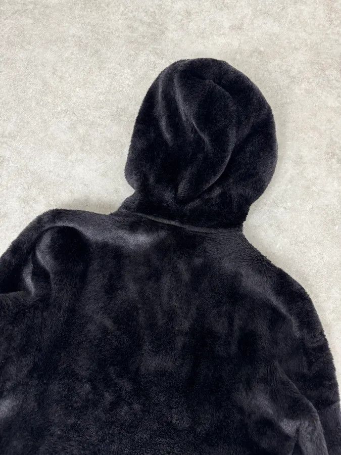 Emporio Armani 1990s Emporio Armani Black Reversible Faux Fur Coat Size XS / US 0-2 / IT 36-38 - 9 Thumbnail