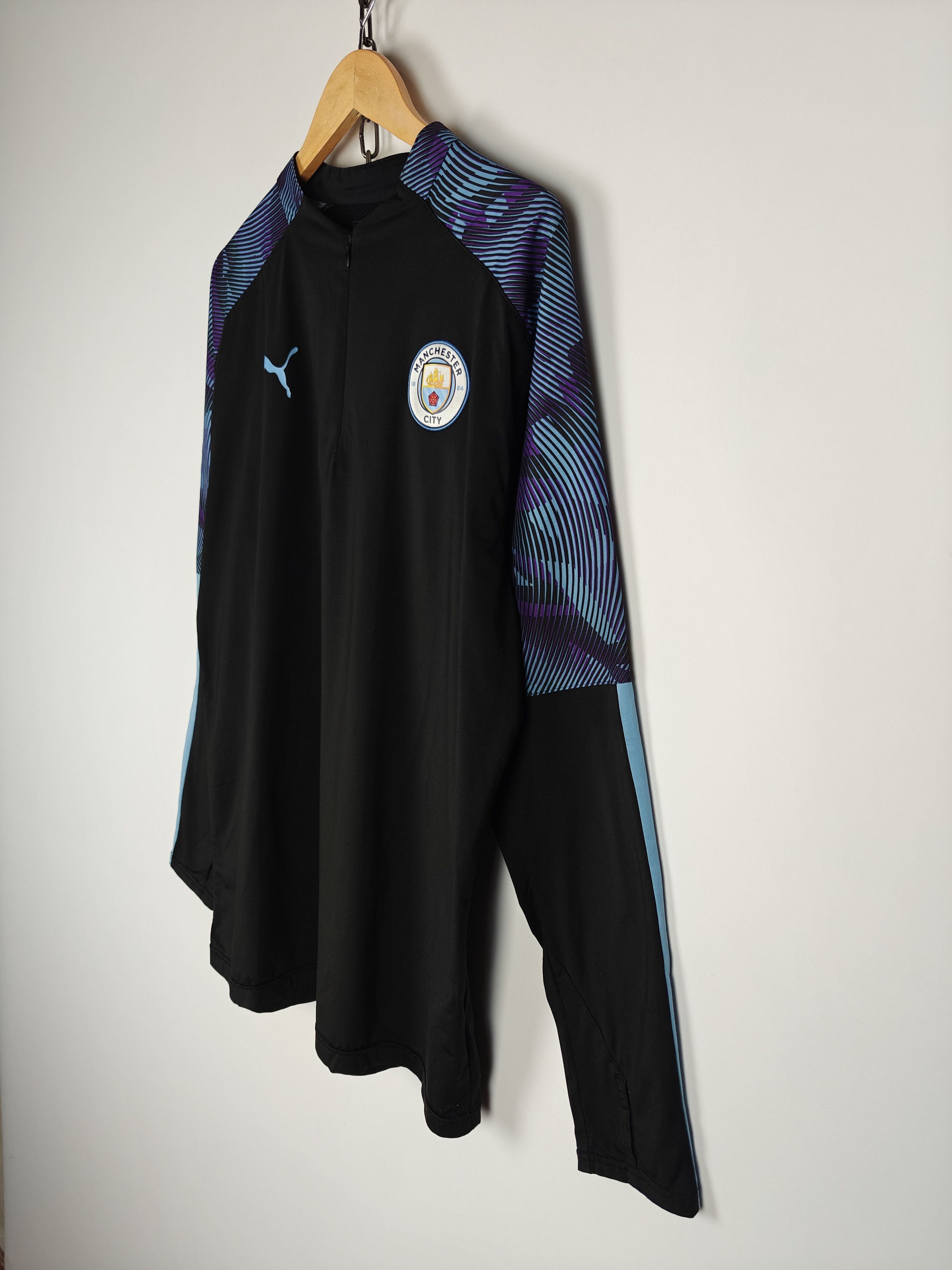 Puma Puma Manchester City Soccer Training Top Long Black XL Size US XL / EU 56 / 4 - 6 Thumbnail