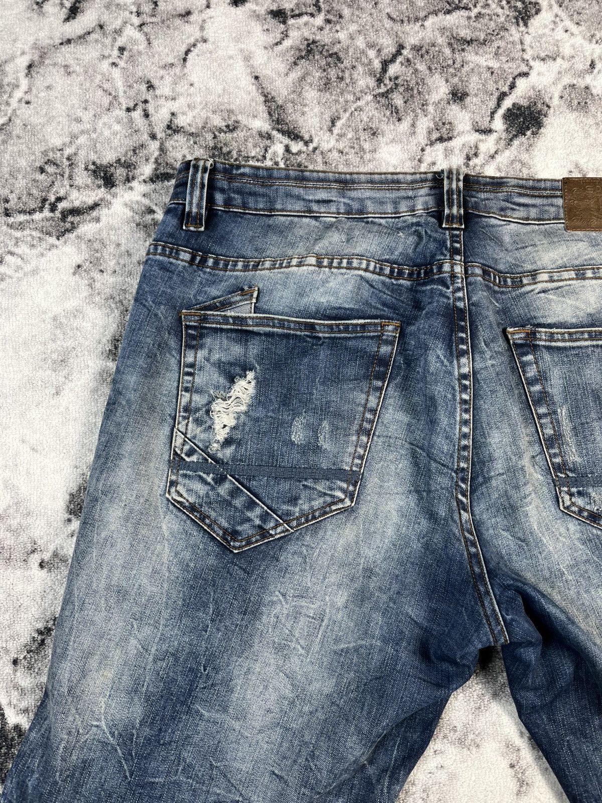 Other Savvy Denim Distressed Jeans Fade Wash W40 Size US 40 / EU 56 - 14 Thumbnail