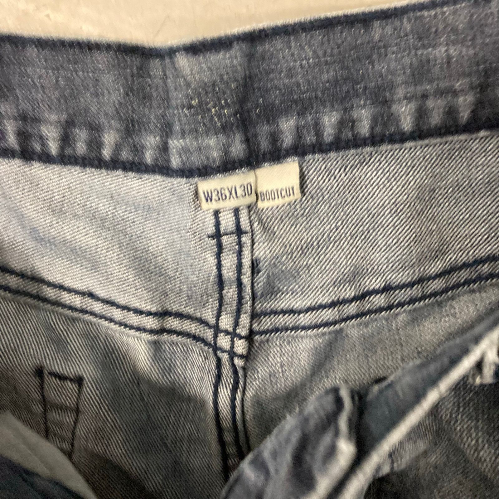 Vintage y2k flypaper bootcut Jeans 36x30 Size US 36 / EU 52 - 4 Thumbnail