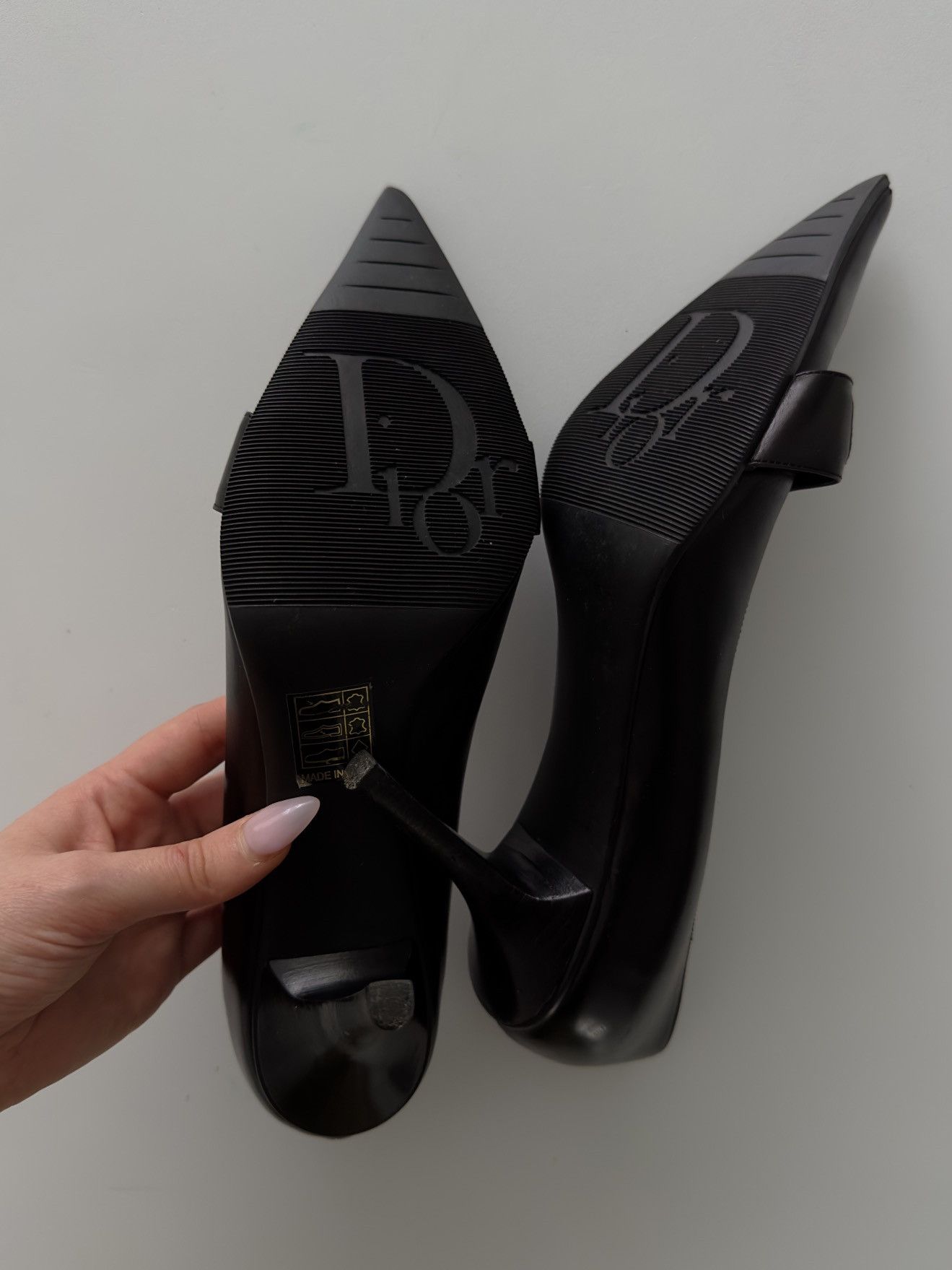 Dior Dior black kitten heels Size US 7 / IT 37 - 6 Thumbnail