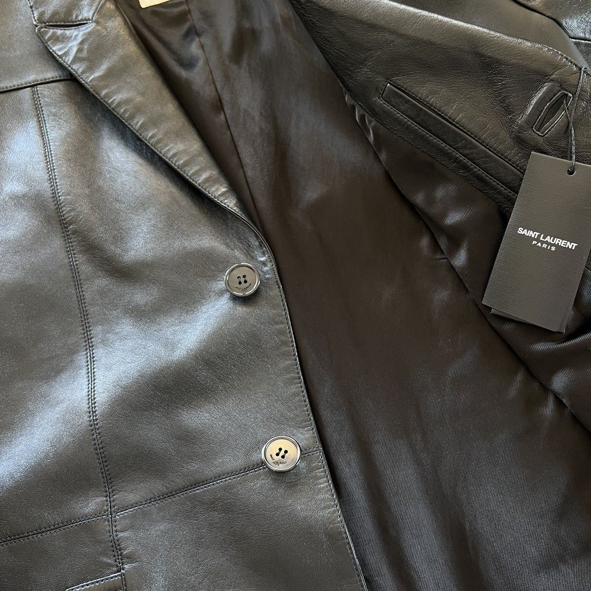 Saint Laurent Paris Saint Laurent Leather Coat in Medium Size US M / EU 48-50 / 2 - 6 Thumbnail