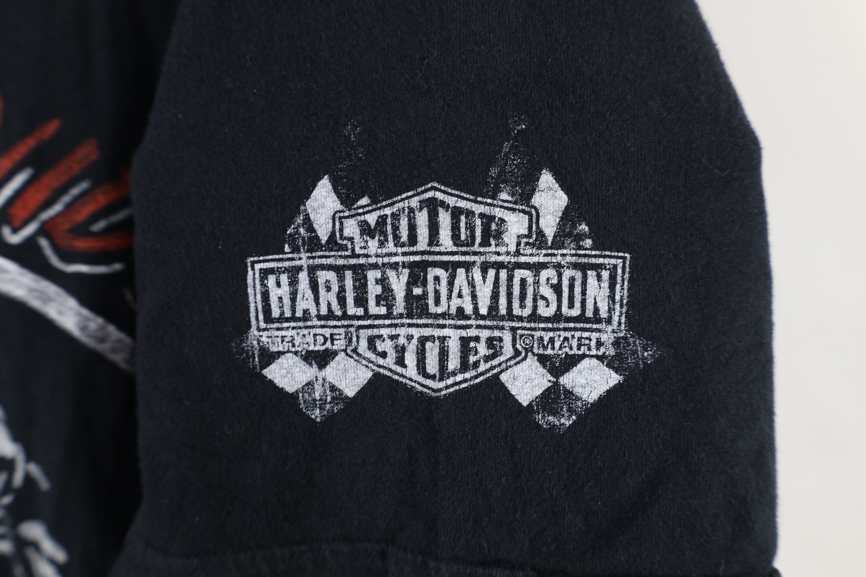 Harley Davidson × Vintage Vintage Y2K Harley Davidson Spell Skull Skeleton T-Shirt USA Size US M / EU 48-50 / 2 - 4 Thumbnail