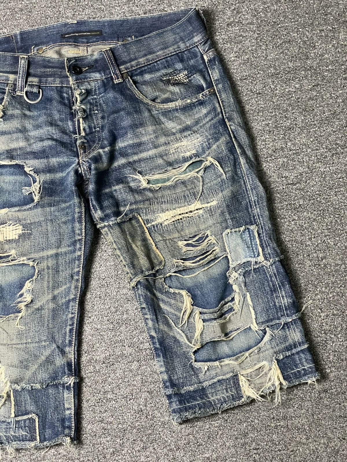 OverDesignCreation Style Ripped Short Jeans (106)