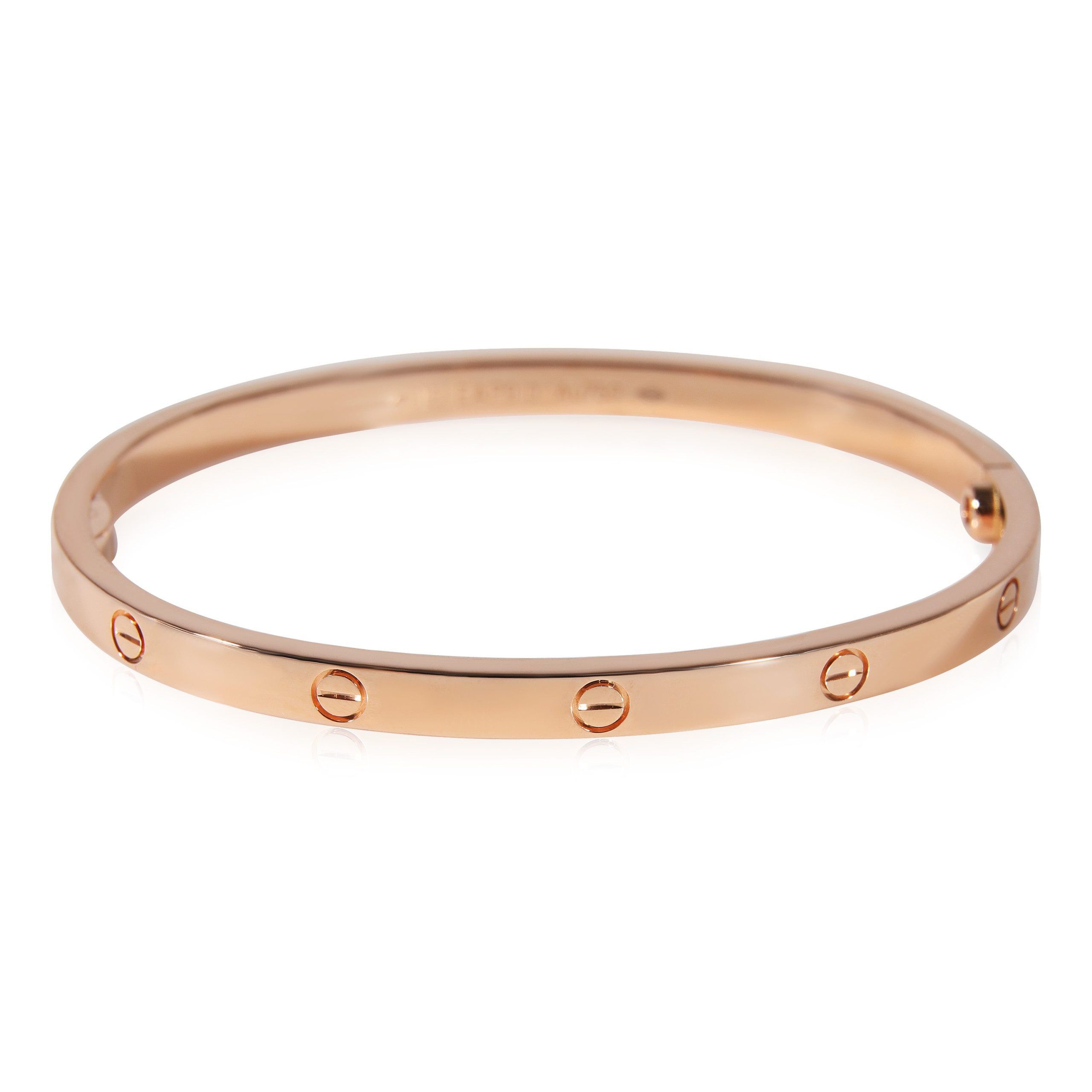 image of Cartier Love Bracelet In 18K Pink Gold, Women's